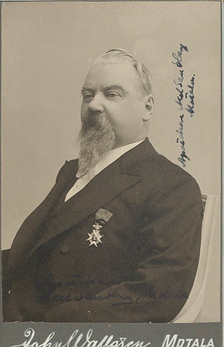 Apotekare Axel Ferdinand Sandberg (1839 - 1911)