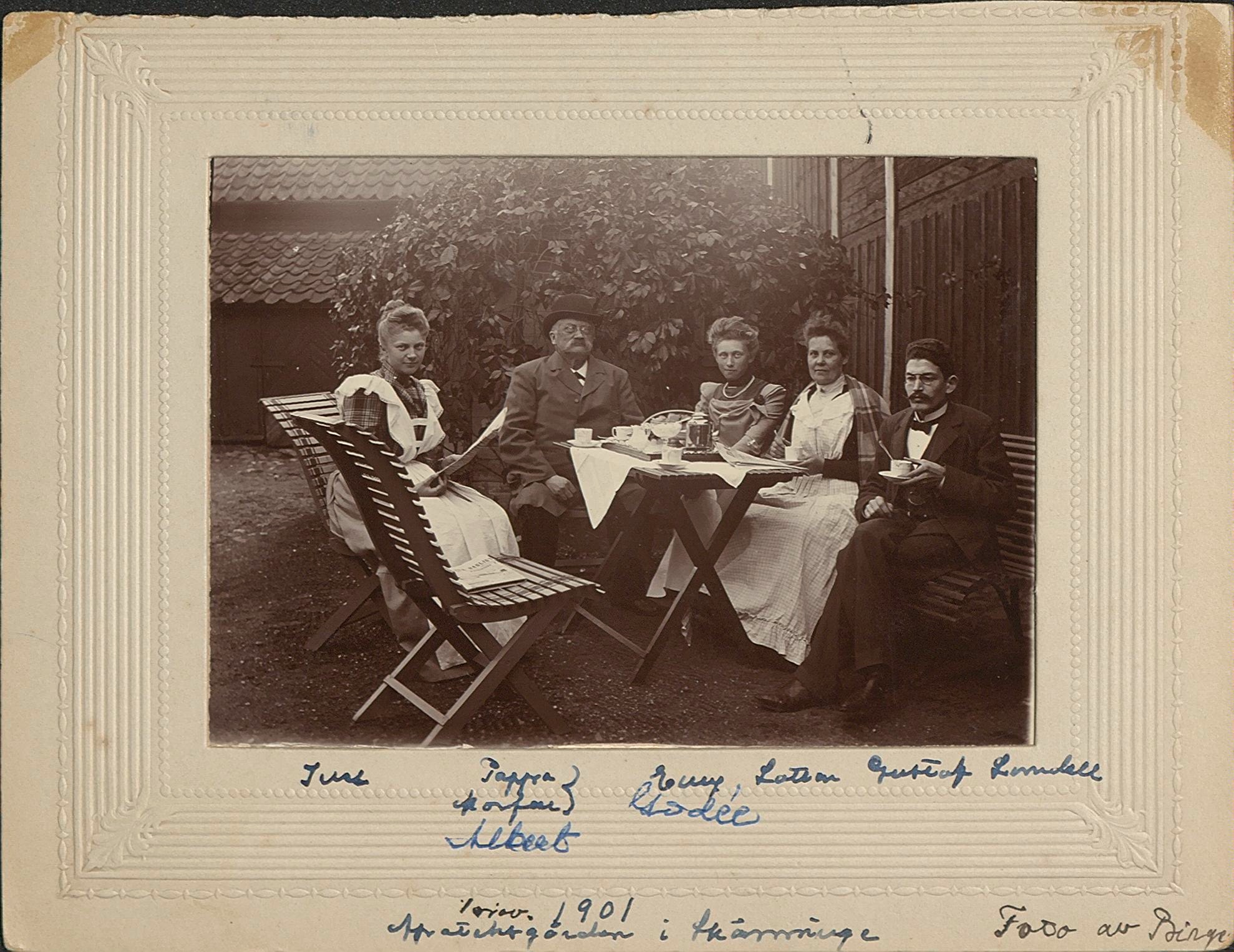 Apoteksgården i Skänninge 1901