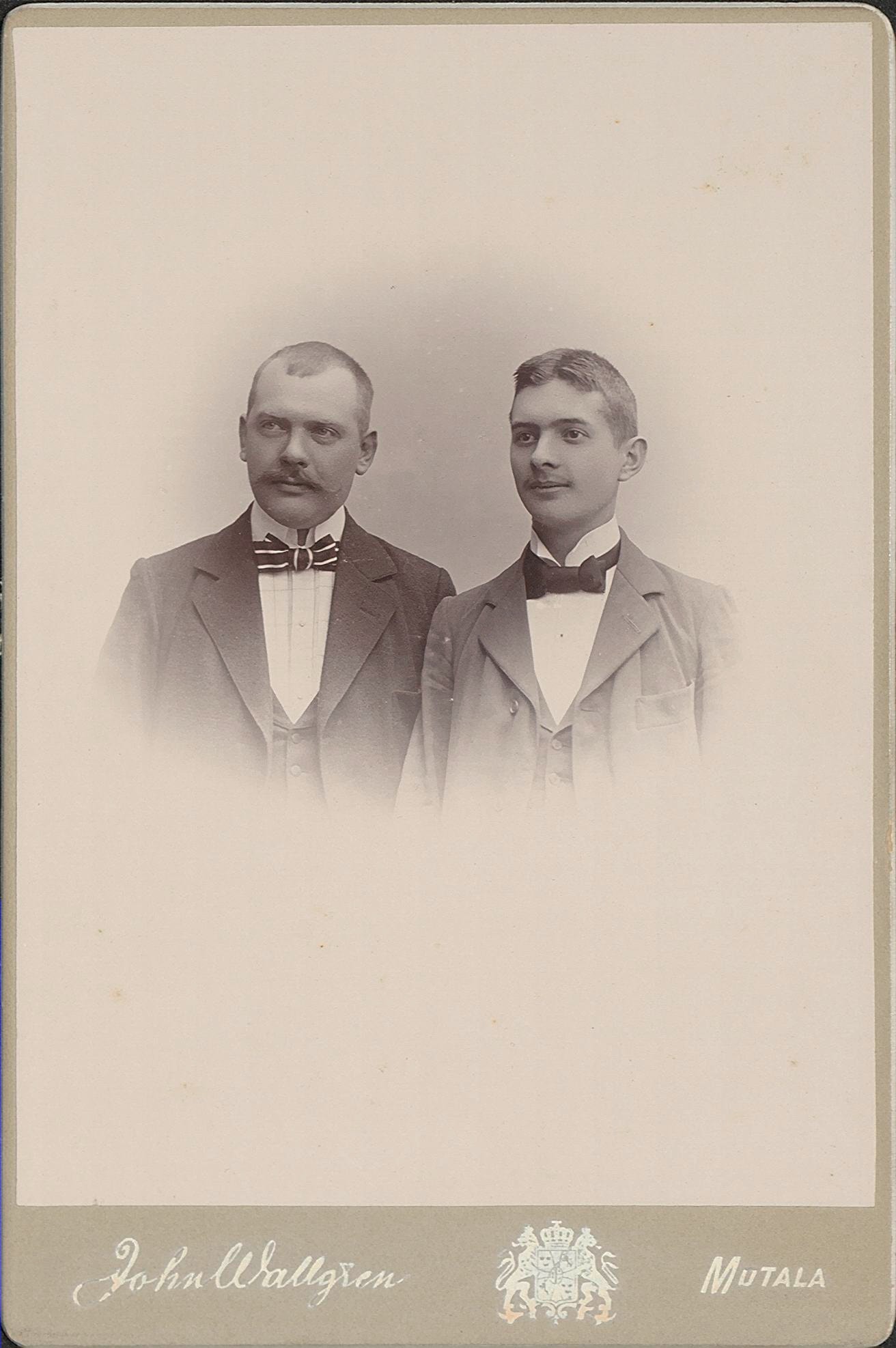 Waldemar Sahlberg och Birger Borgström.