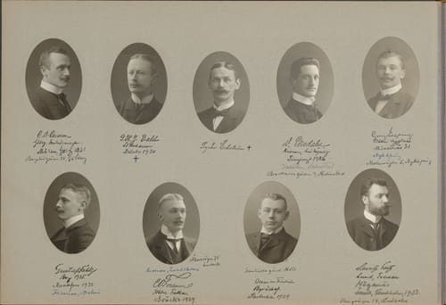 Birger Borgström vid Farmaceutiska institutet 1903–1905
