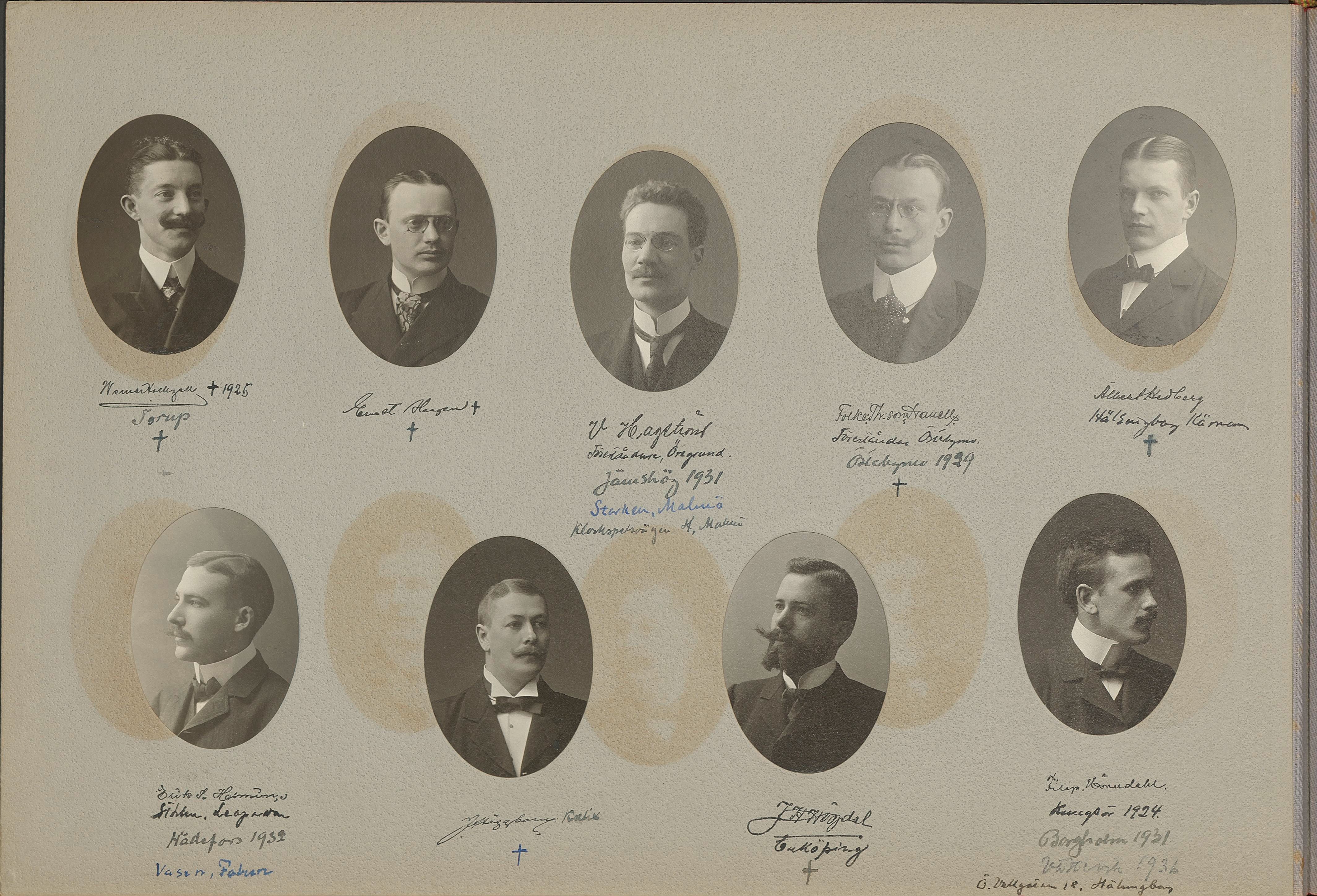 Birger Borgström vid Farmaceutiska institutet 1903–1905