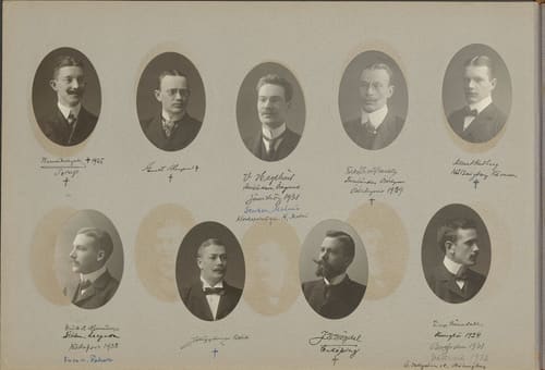 Birger Borgström vid Farmaceutiska institutet 1903–1905