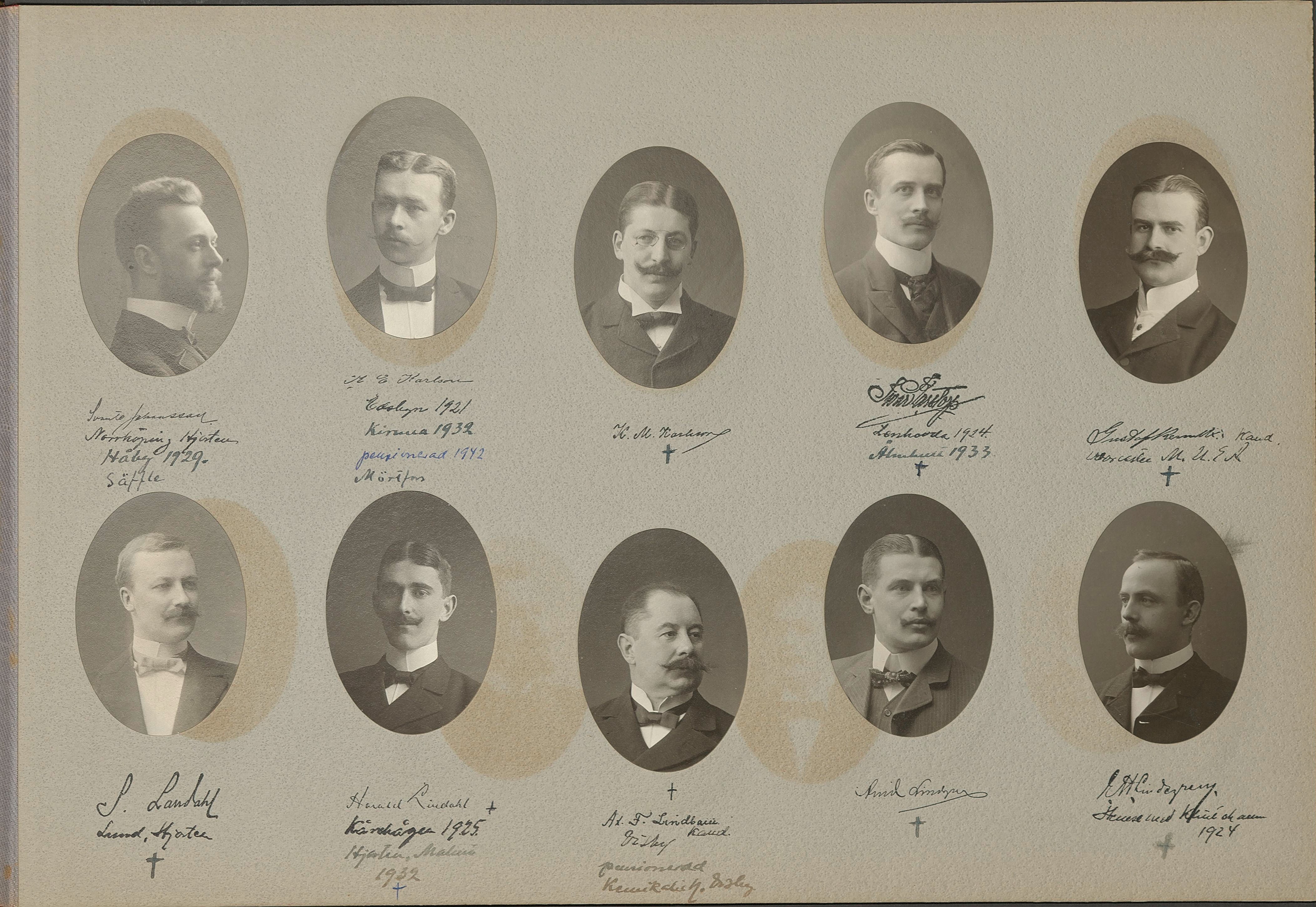Birger Borgström vid Farmaceutiska institutet 1903–1905