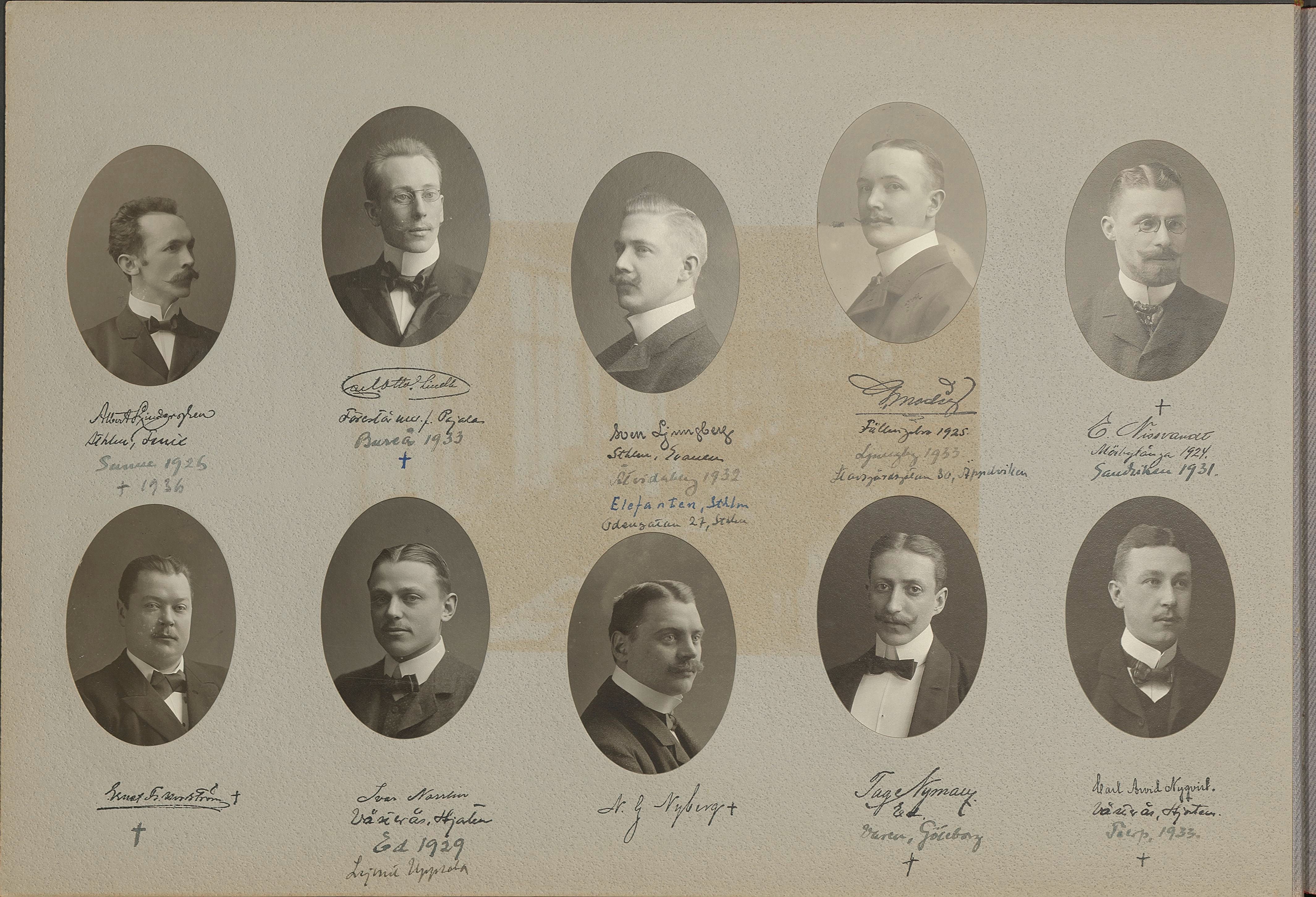Birger Borgström vid Farmaceutiska institutet 1903–1905
