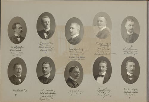 Birger Borgström vid Farmaceutiska institutet 1903–1905