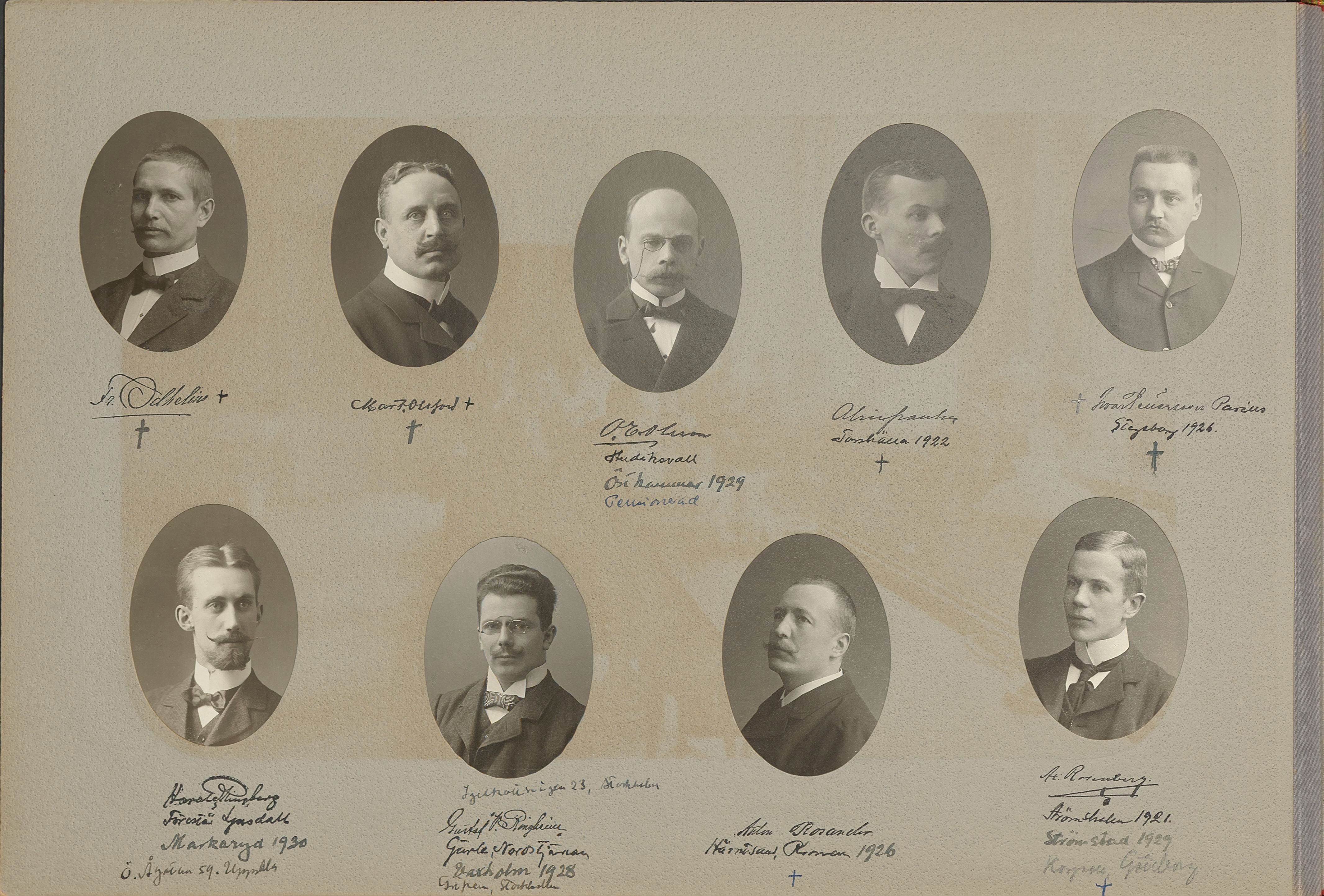 Birger Borgström vid Farmaceutiska institutet 1903–1905