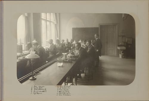 Birger Borgström vid Farmaceutiska institutet 1903–1905