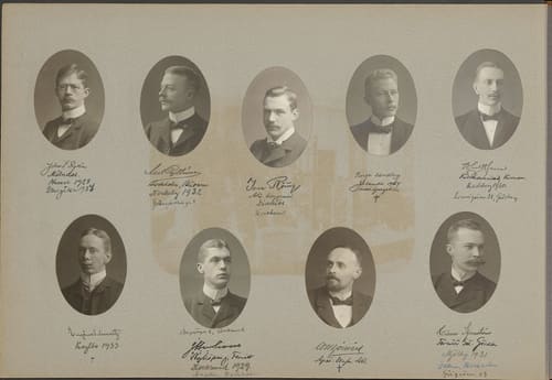 Birger Borgström vid Farmaceutiska institutet 1903–1905