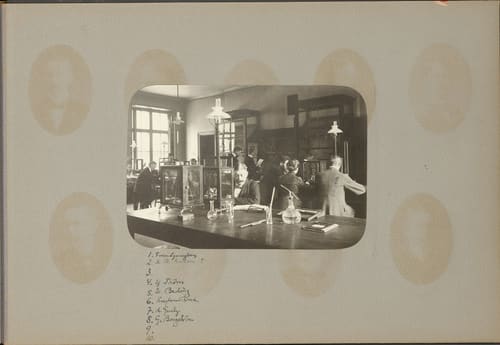 Birger Borgström vid Farmaceutiska institutet 1903–1905