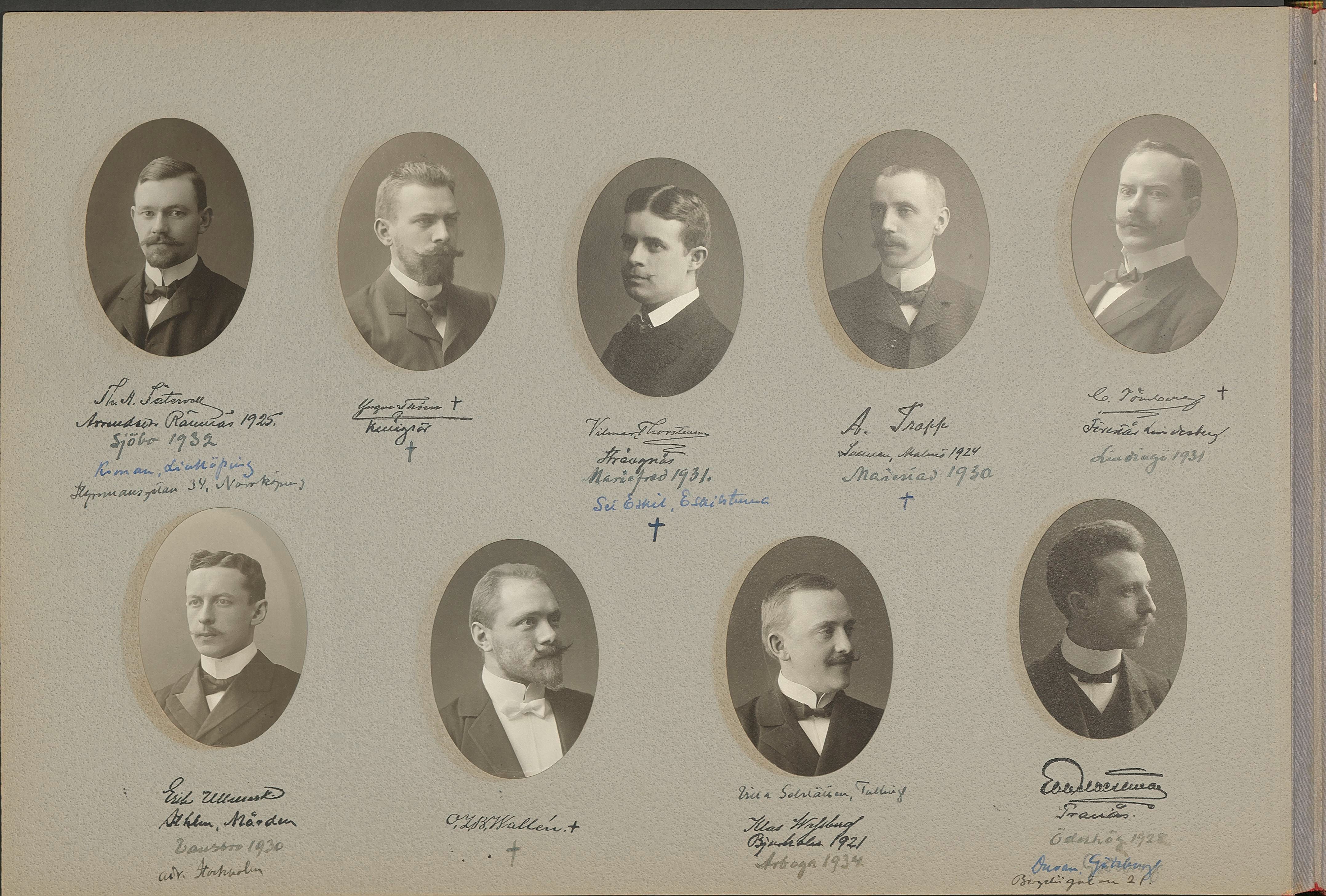 Birger Borgström vid Farmaceutiska institutet 1903–1905