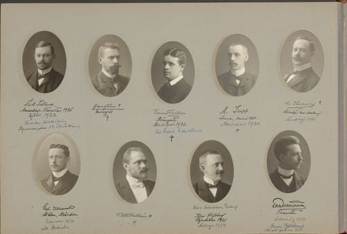 Birger Borgström vid Farmaceutiska institutet 1903–1905