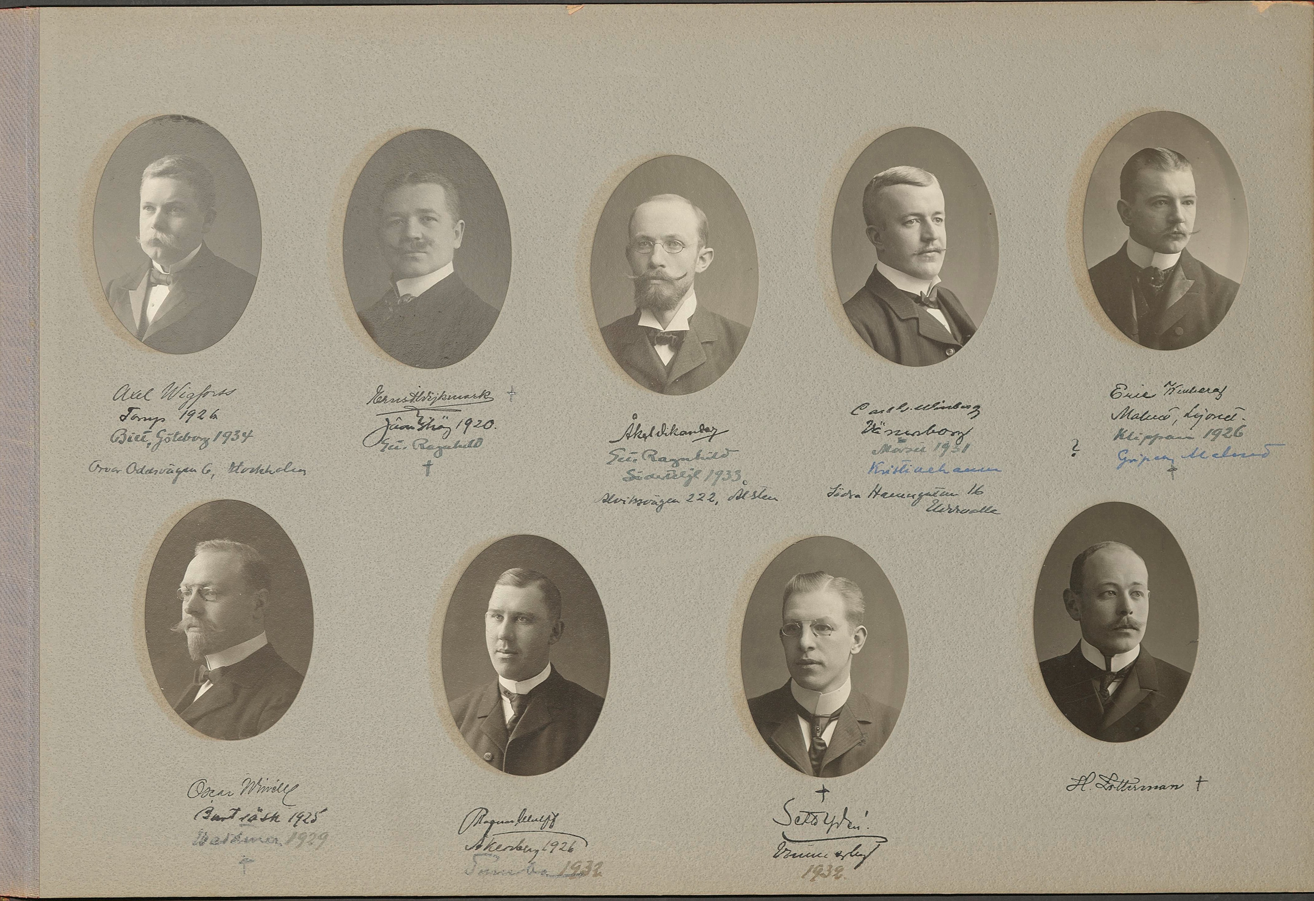 Birger Borgström vid Farmaceutiska institutet 1903–1905