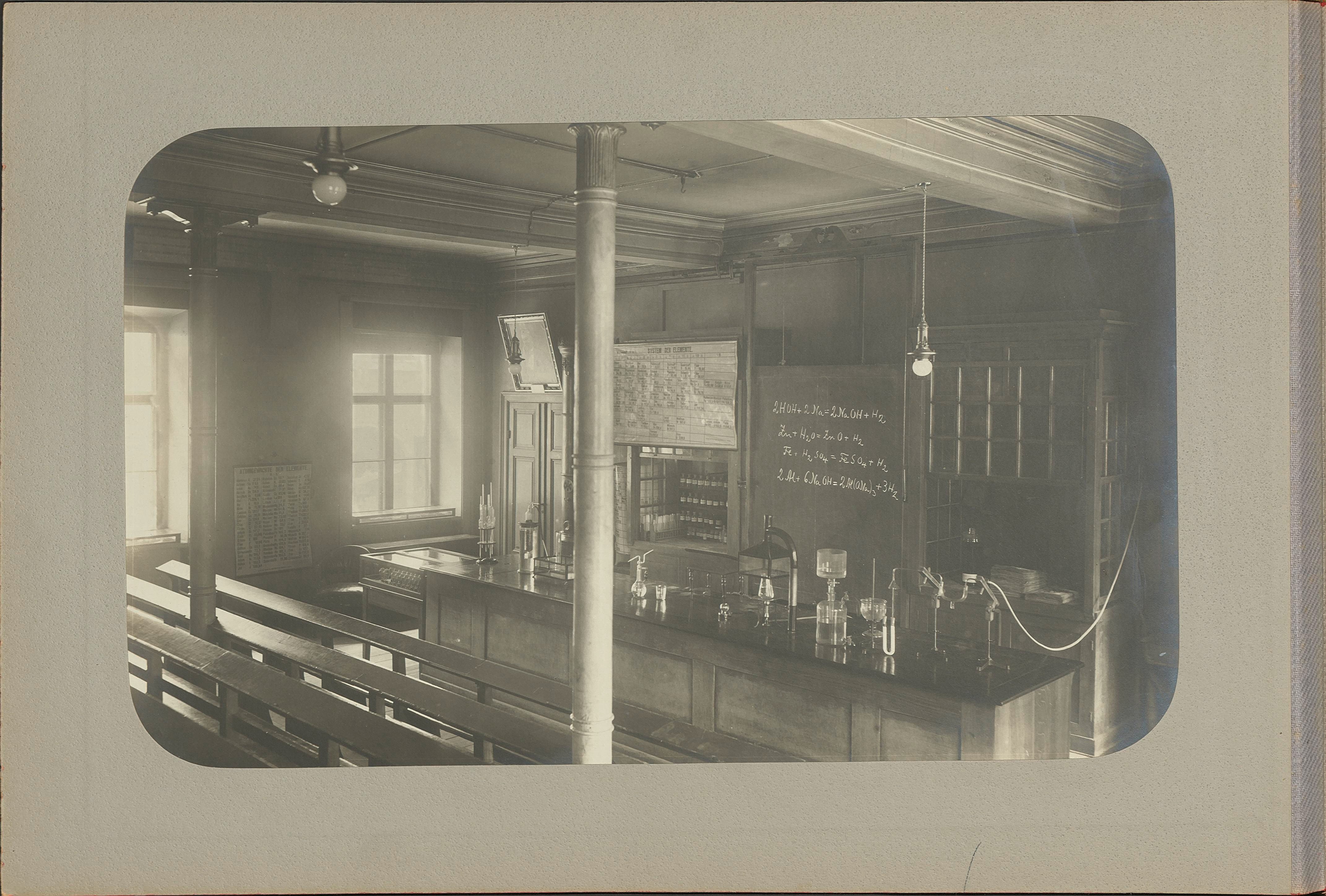 Birger Borgström vid Farmaceutiska institutet 1903–1905