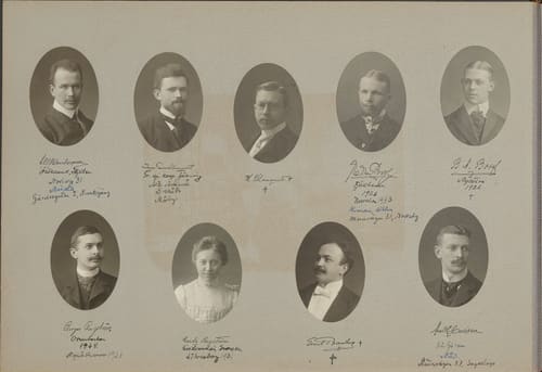 Birger Borgström vid Farmaceutiska institutet 1903–1905