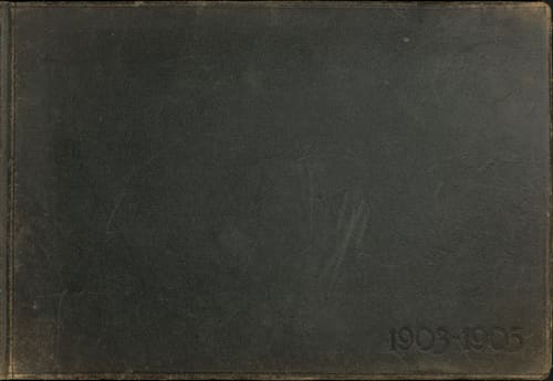 Birger Borgström vid Farmaceutiska institutet 1903–1905