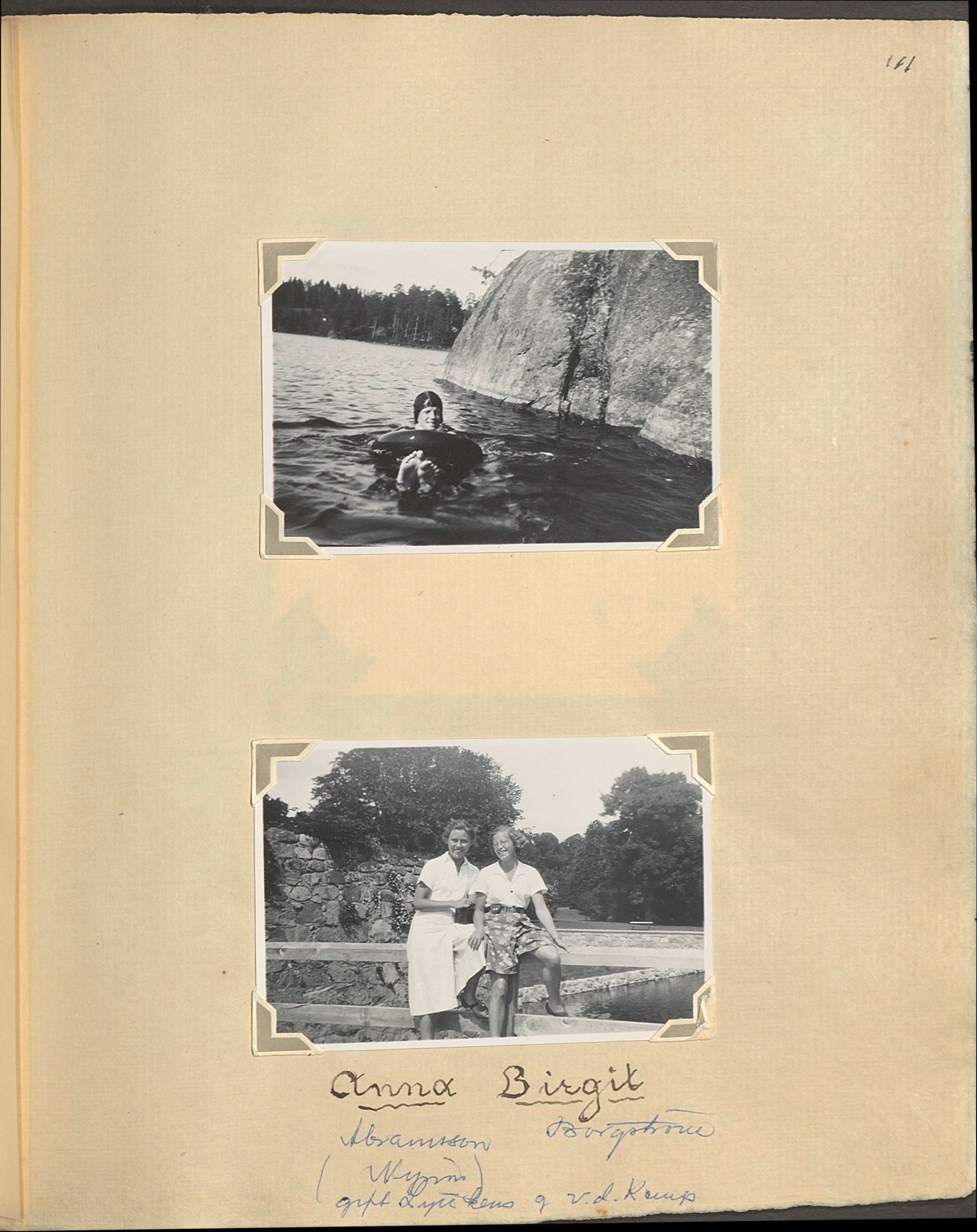 Emy f. Godée Borgströms fotoalbum