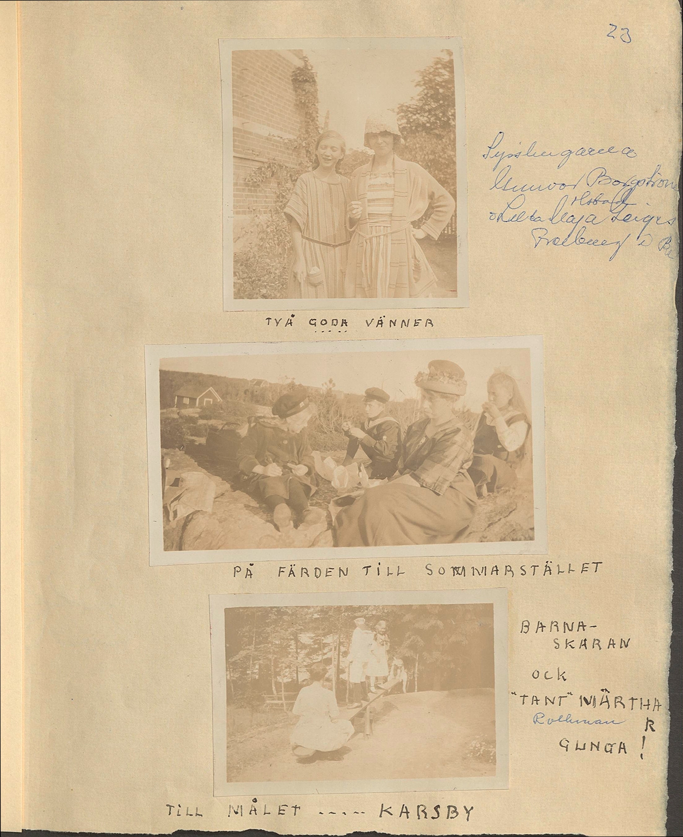 Emy f. Godée Borgströms fotoalbum