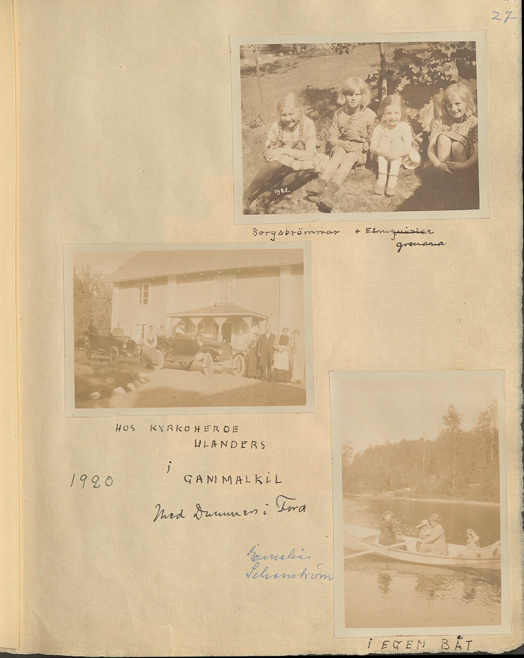 Emy f. Godée Borgströms fotoalbum