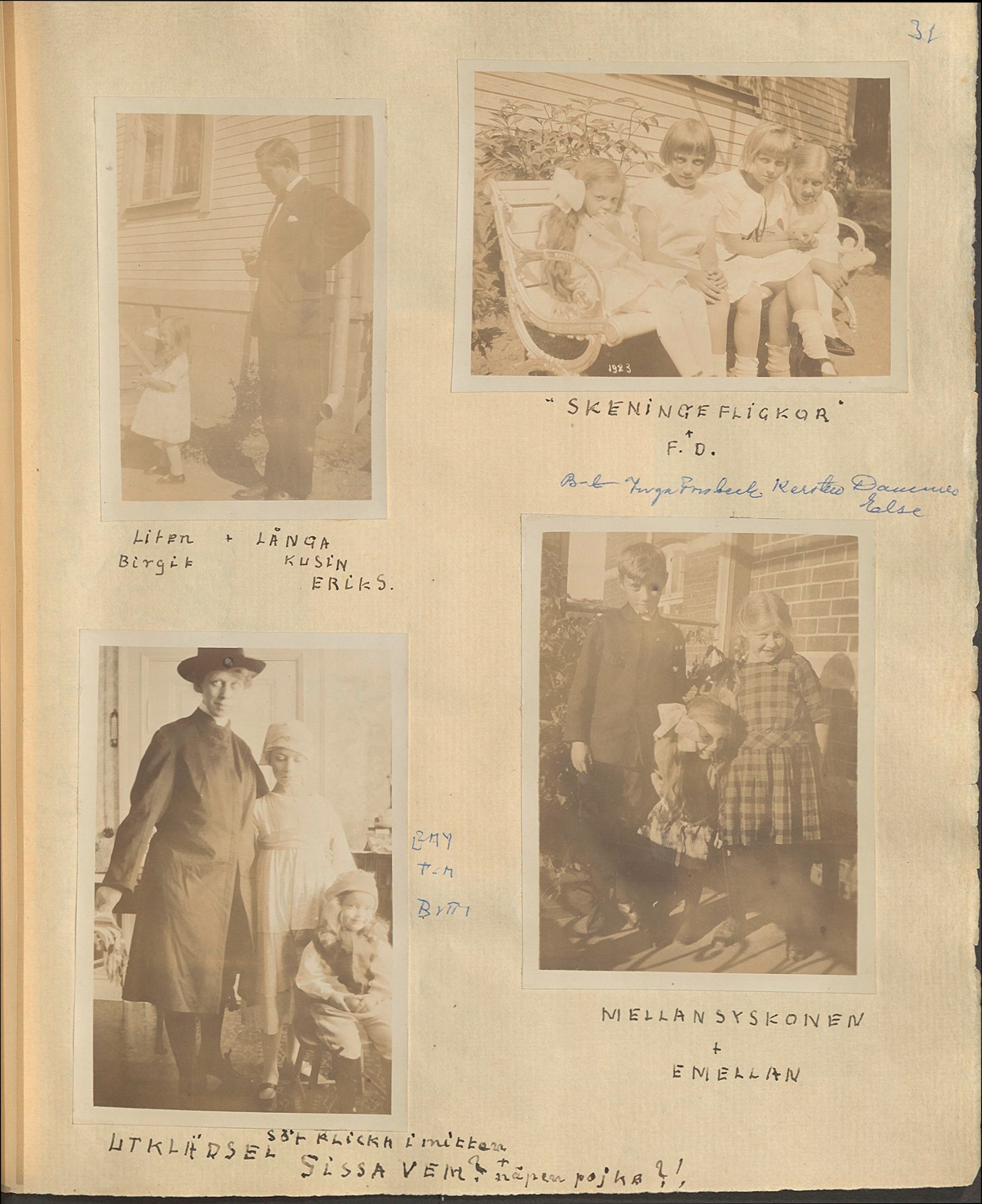 Emy f. Godée Borgströms fotoalbum