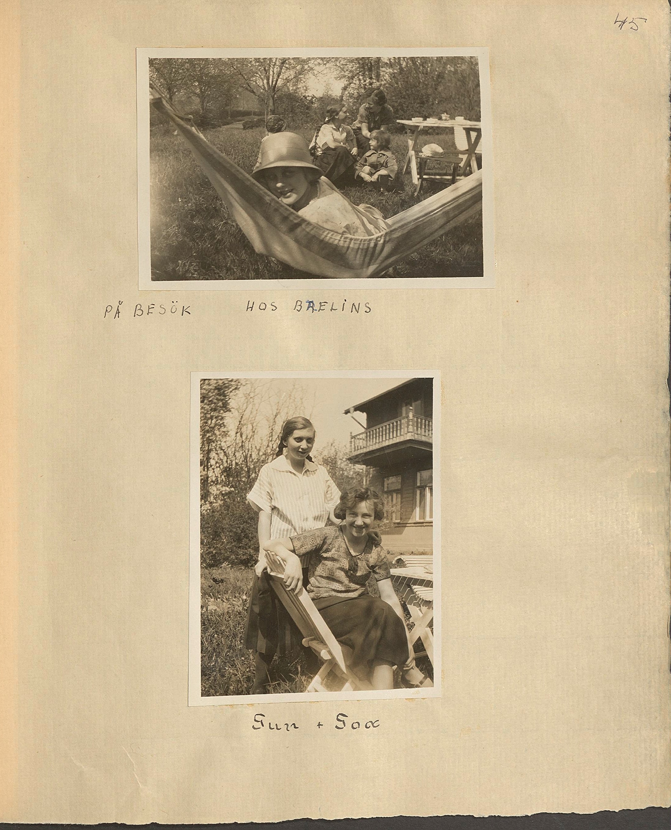 Emy f. Godée Borgströms fotoalbum