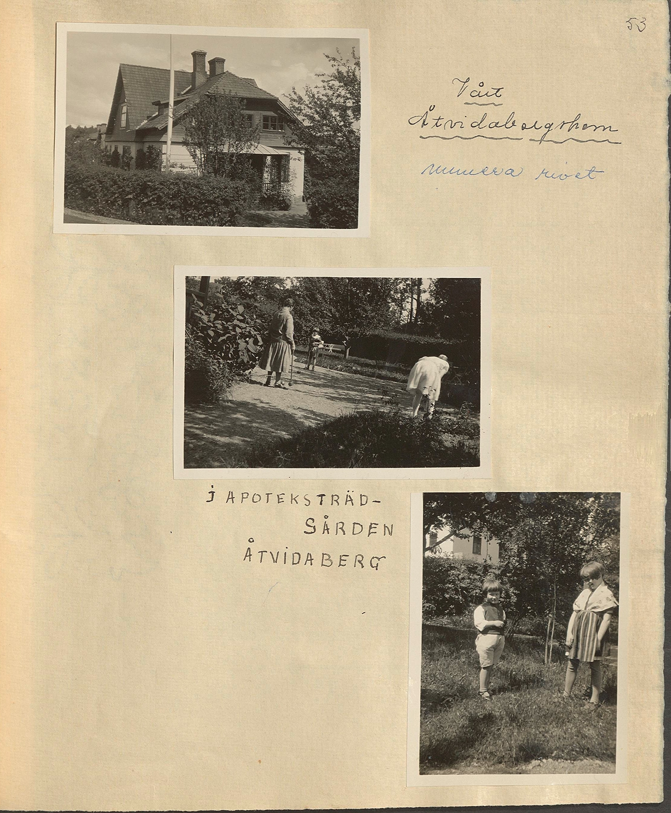 Emy f. Godée Borgströms fotoalbum