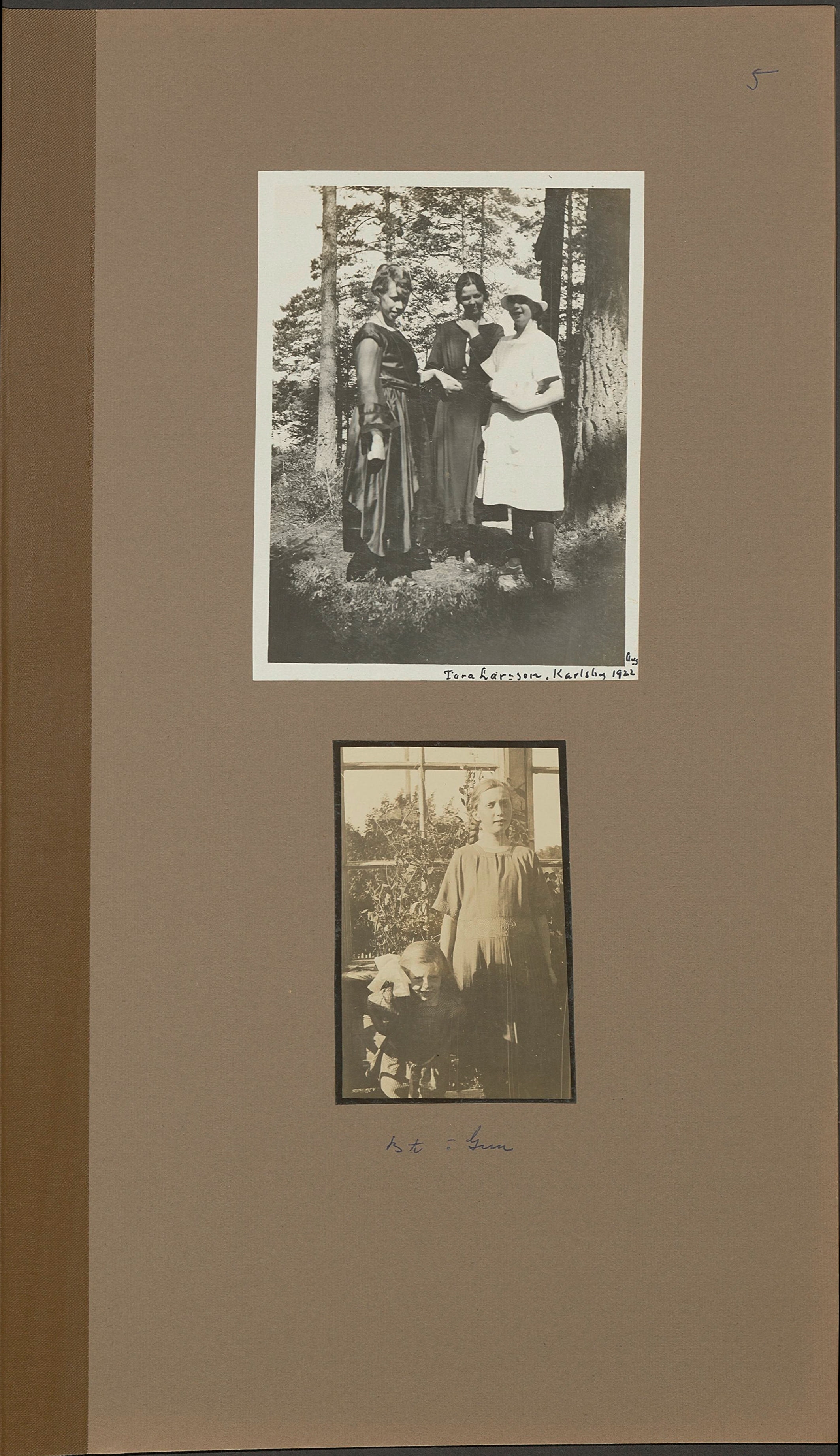 Ett av Nils Otto Birger Borgströms fotoalbum