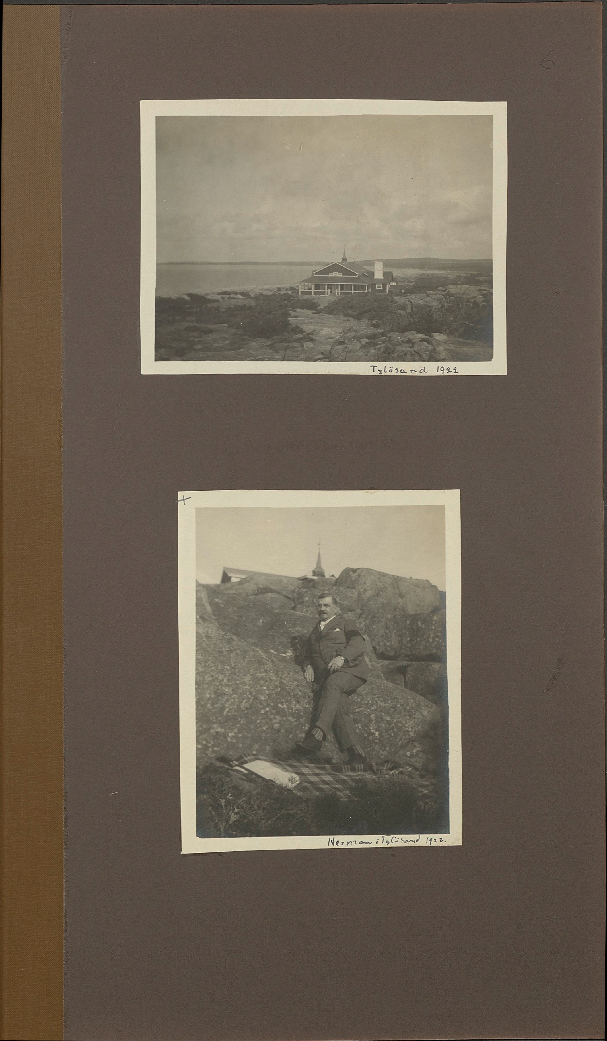 Ett av Nils Otto Birger Borgströms fotoalbum