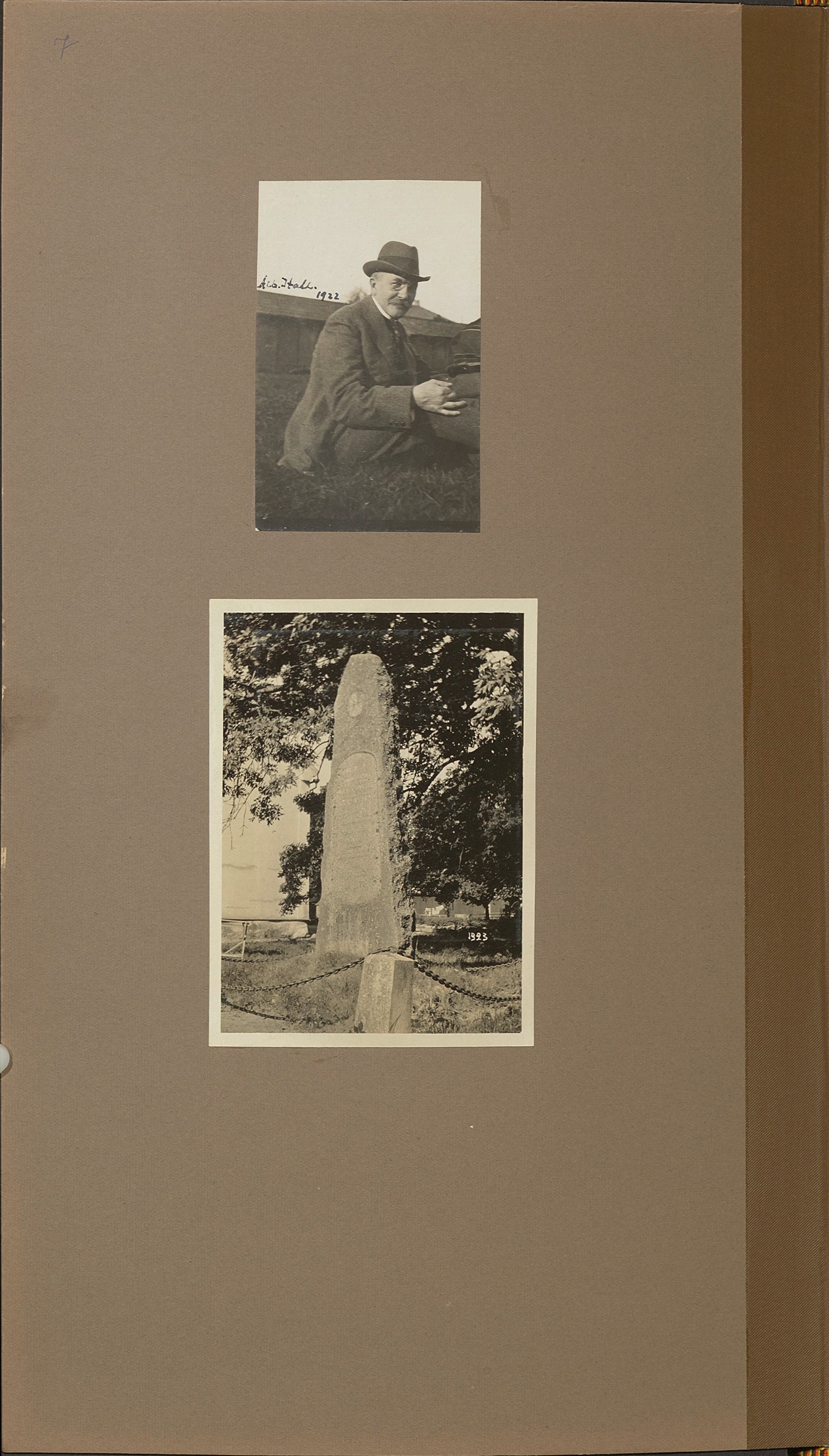Ett av Nils Otto Birger Borgströms fotoalbum