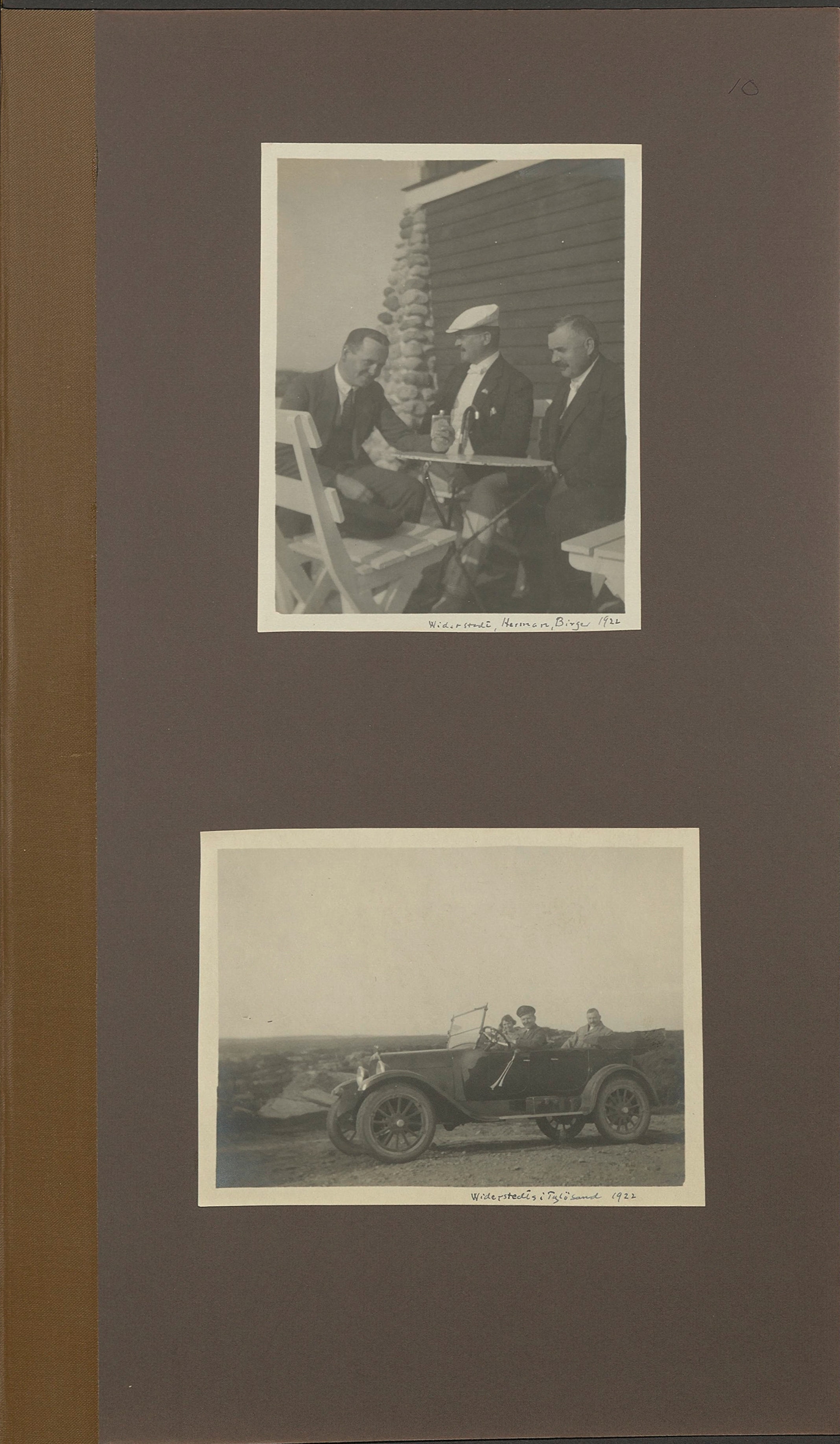 Ett av Nils Otto Birger Borgströms fotoalbum