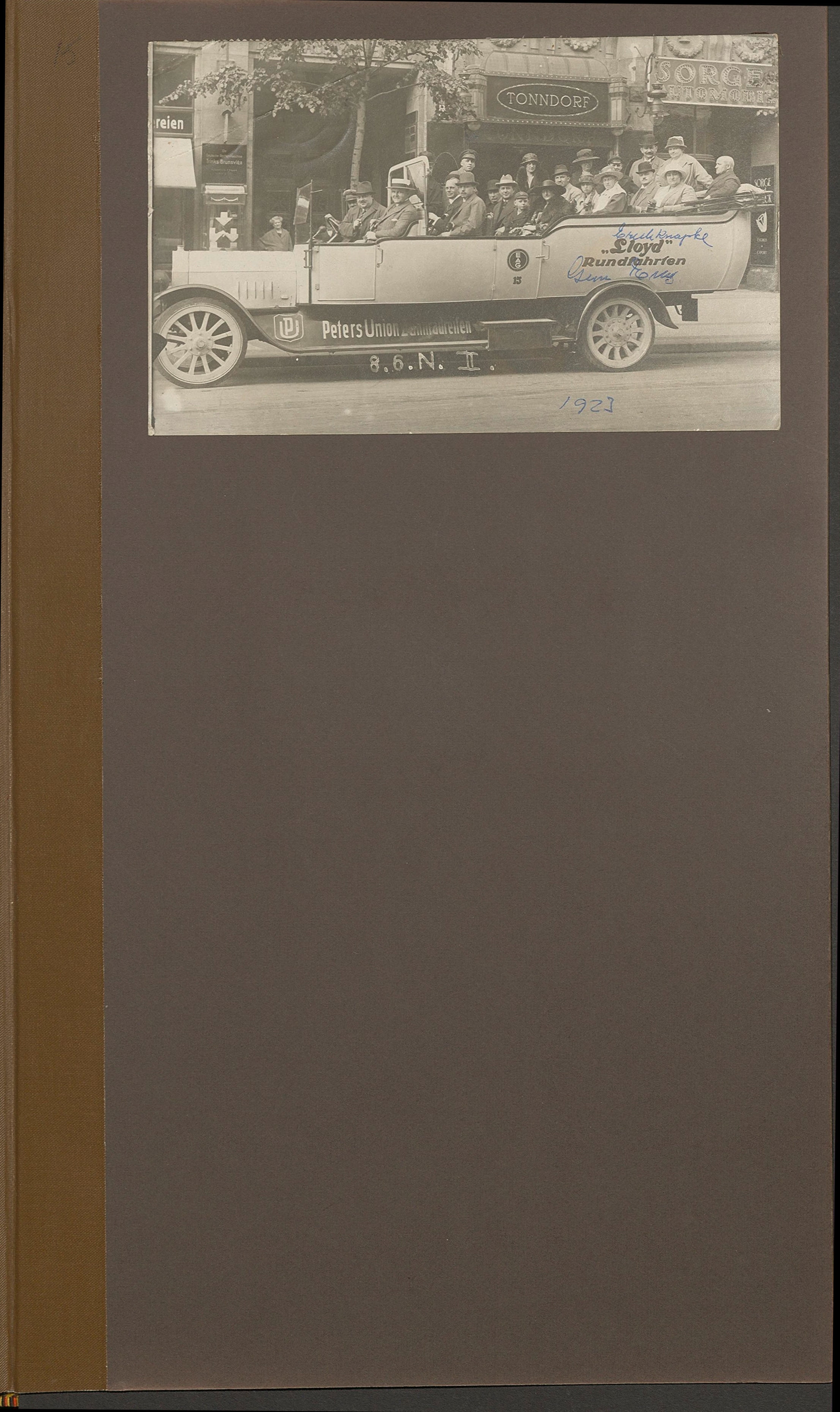 Ett av Nils Otto Birger Borgströms fotoalbum