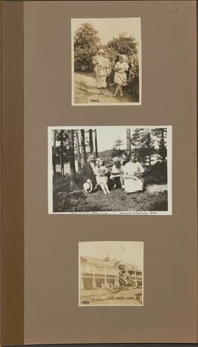 Ett av Nils Otto Birger Borgströms fotoalbum