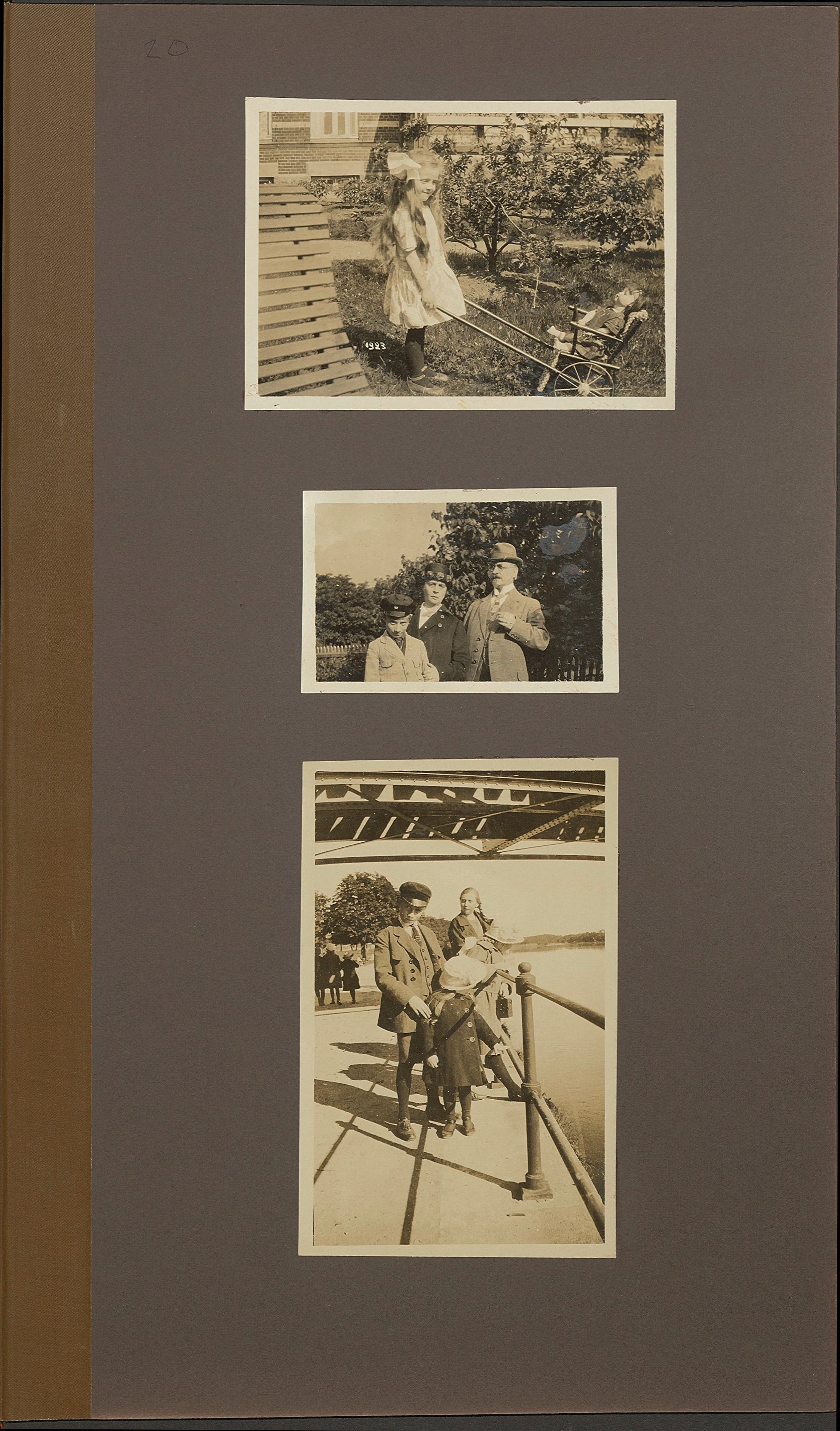 Ett av Nils Otto Birger Borgströms fotoalbum