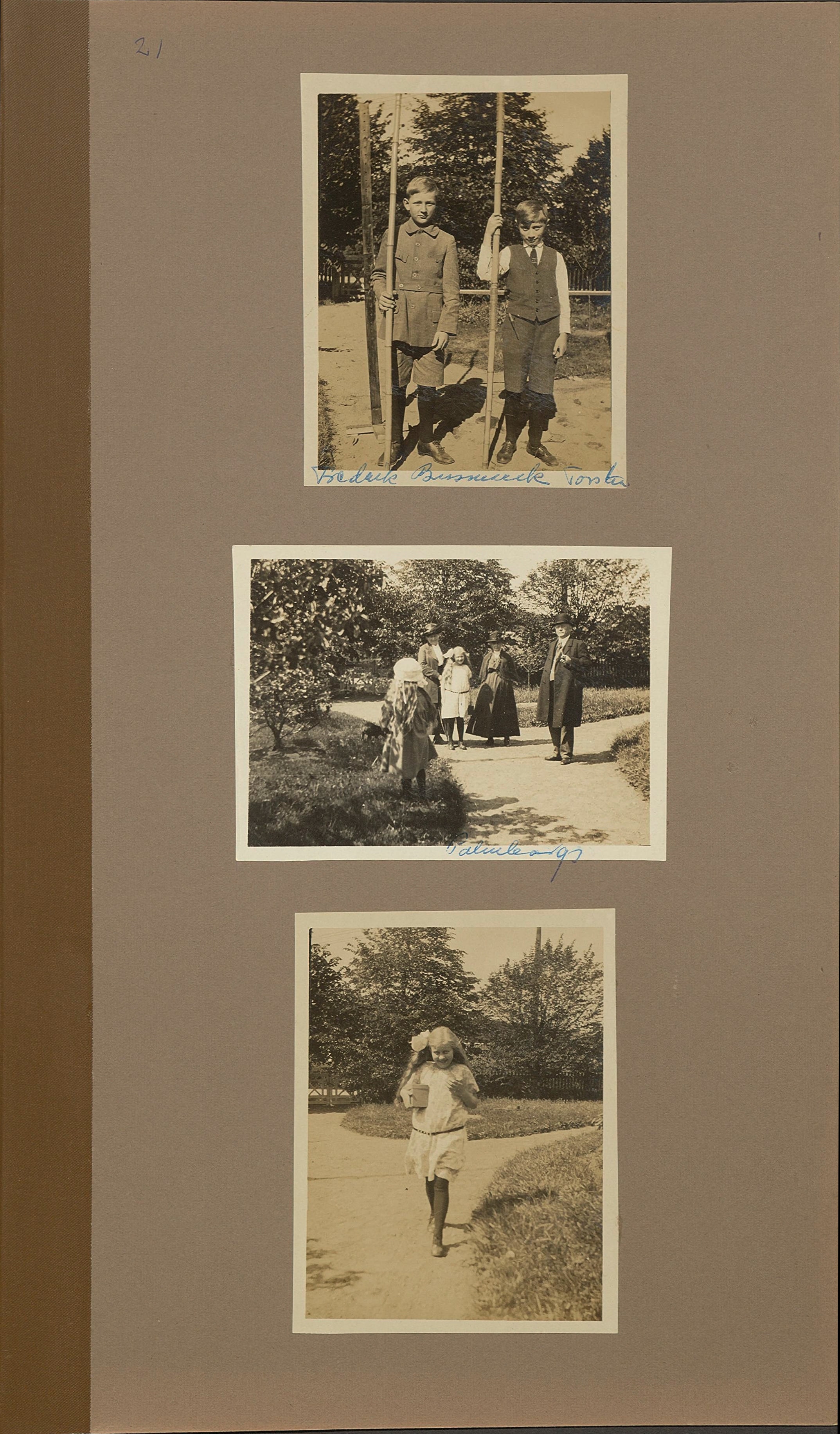Ett av Nils Otto Birger Borgströms fotoalbum