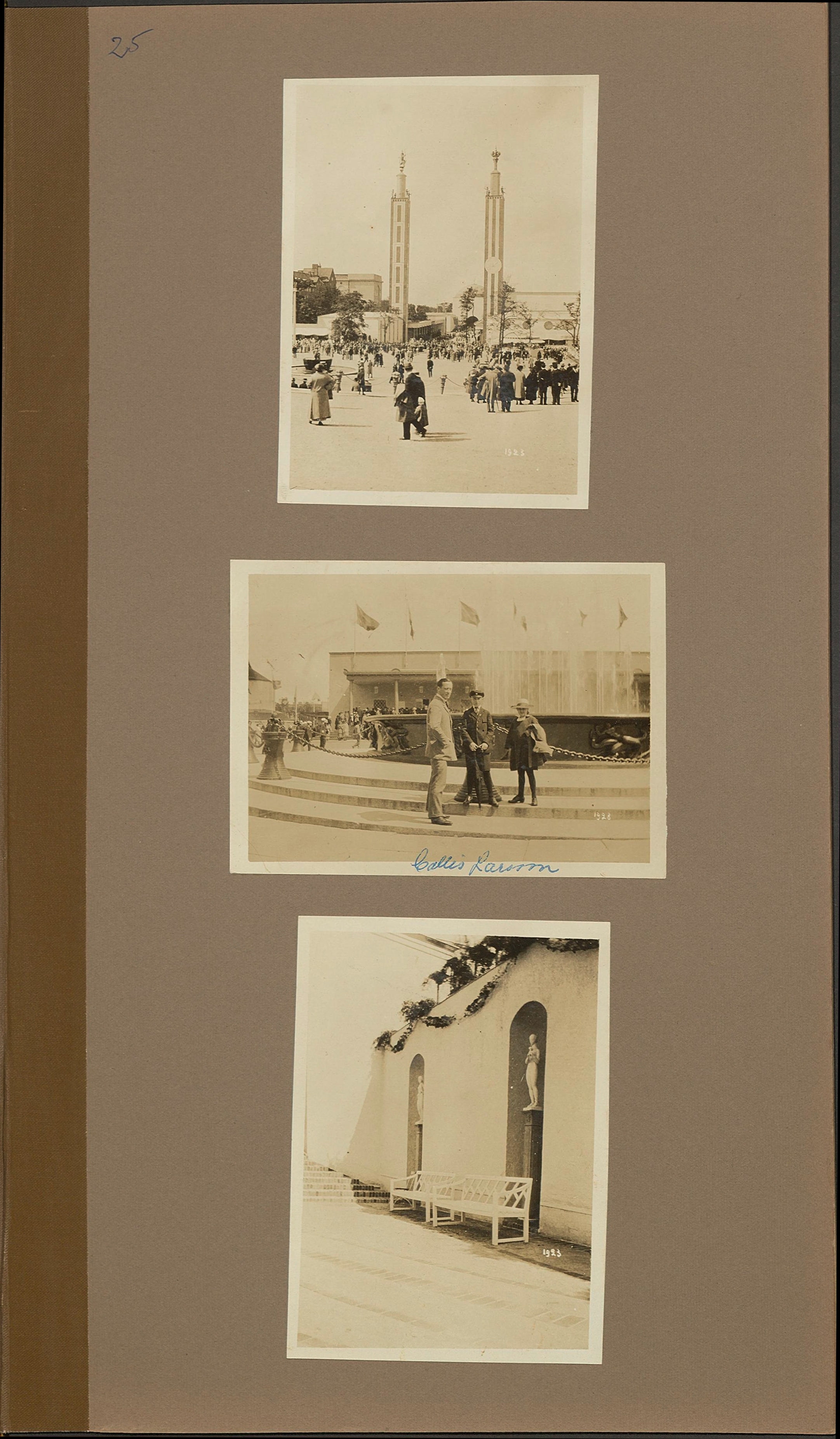 Ett av Nils Otto Birger Borgströms fotoalbum