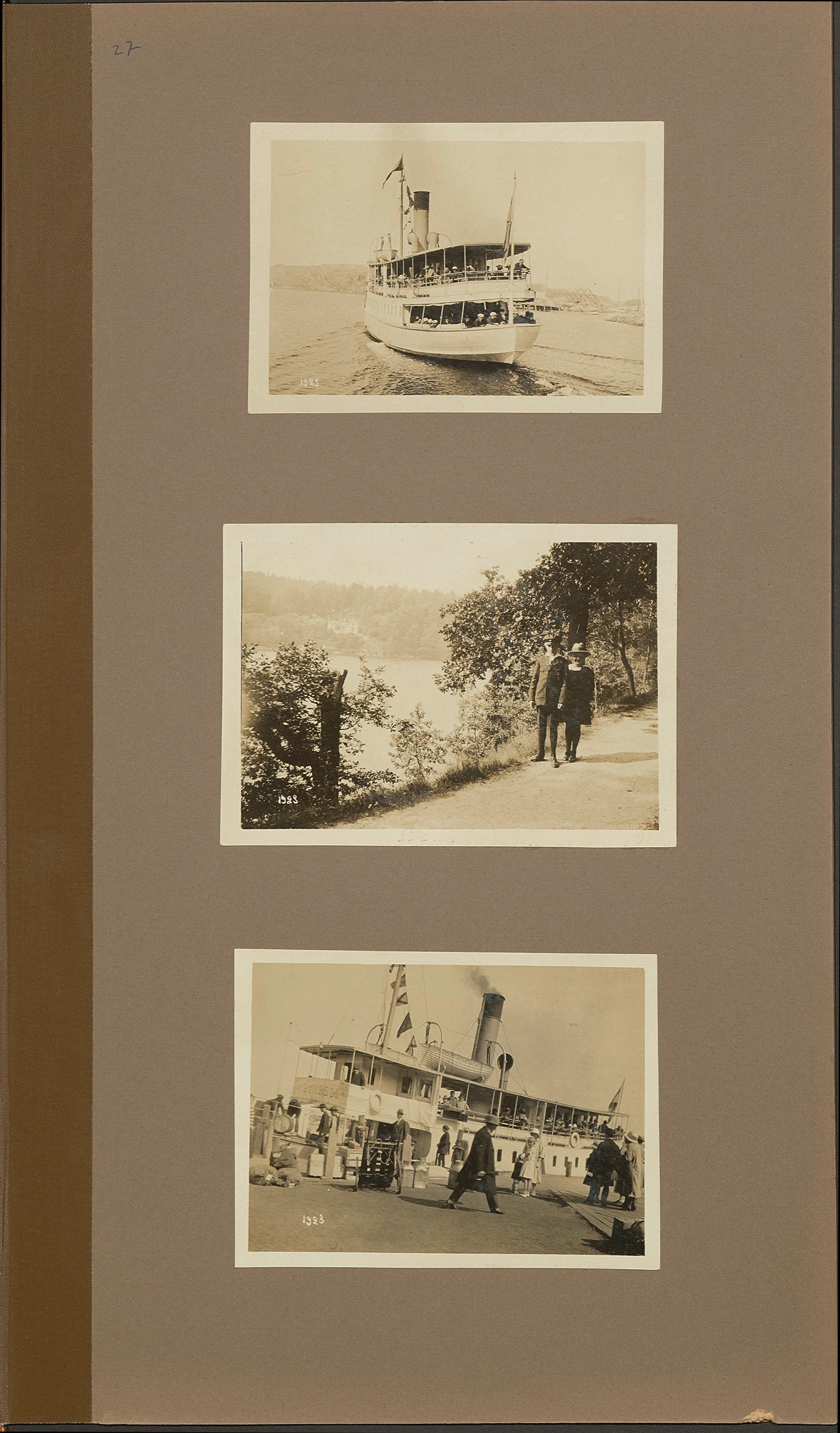 Ett av Nils Otto Birger Borgströms fotoalbum