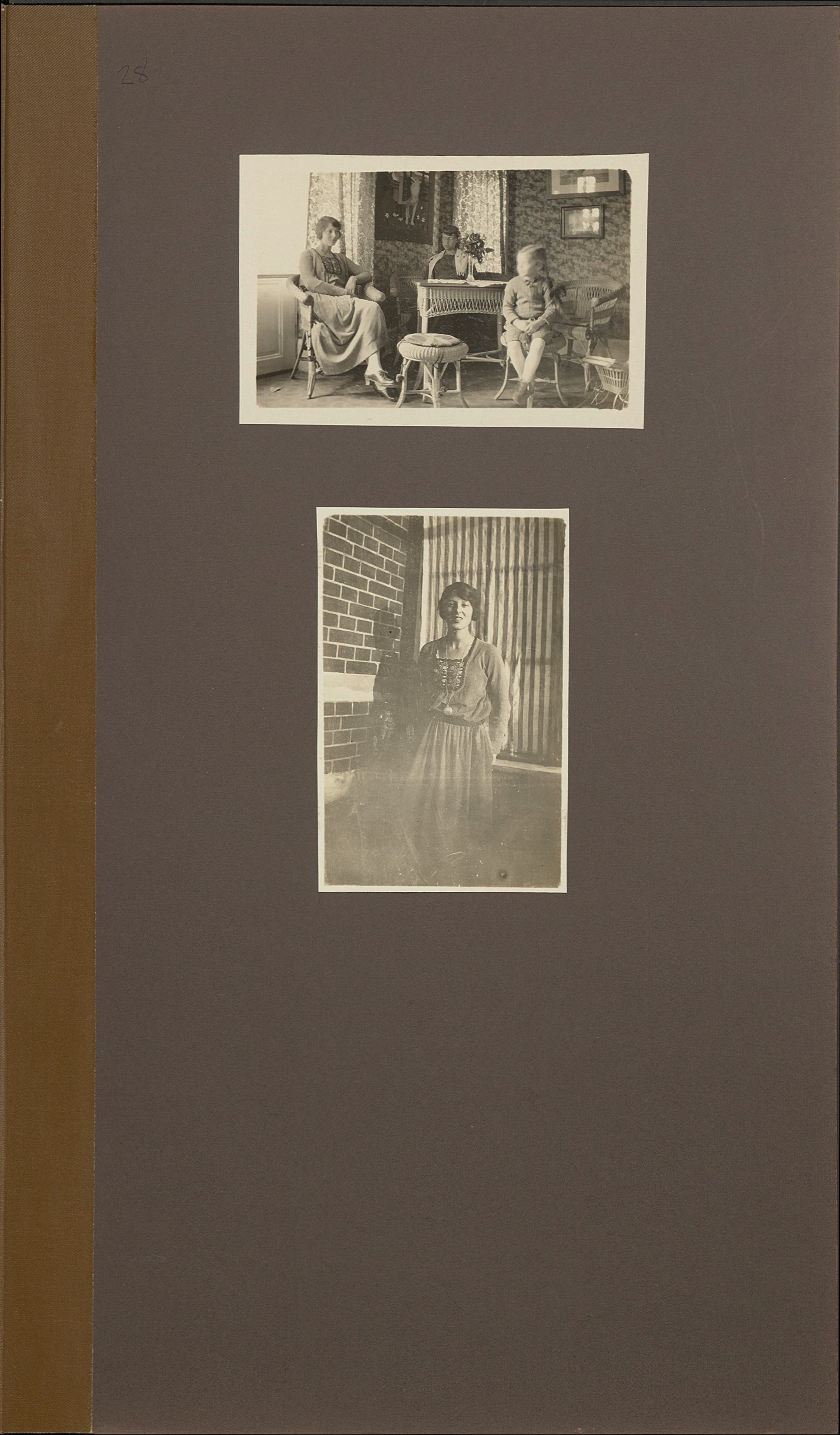 Ett av Nils Otto Birger Borgströms fotoalbum