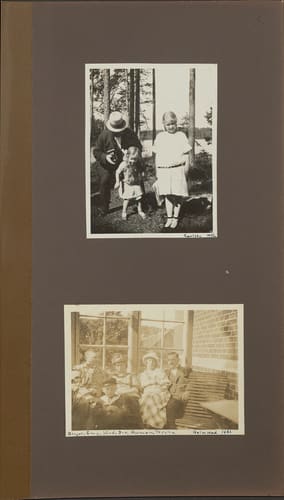 Ett av Nils Otto Birger Borgströms fotoalbum