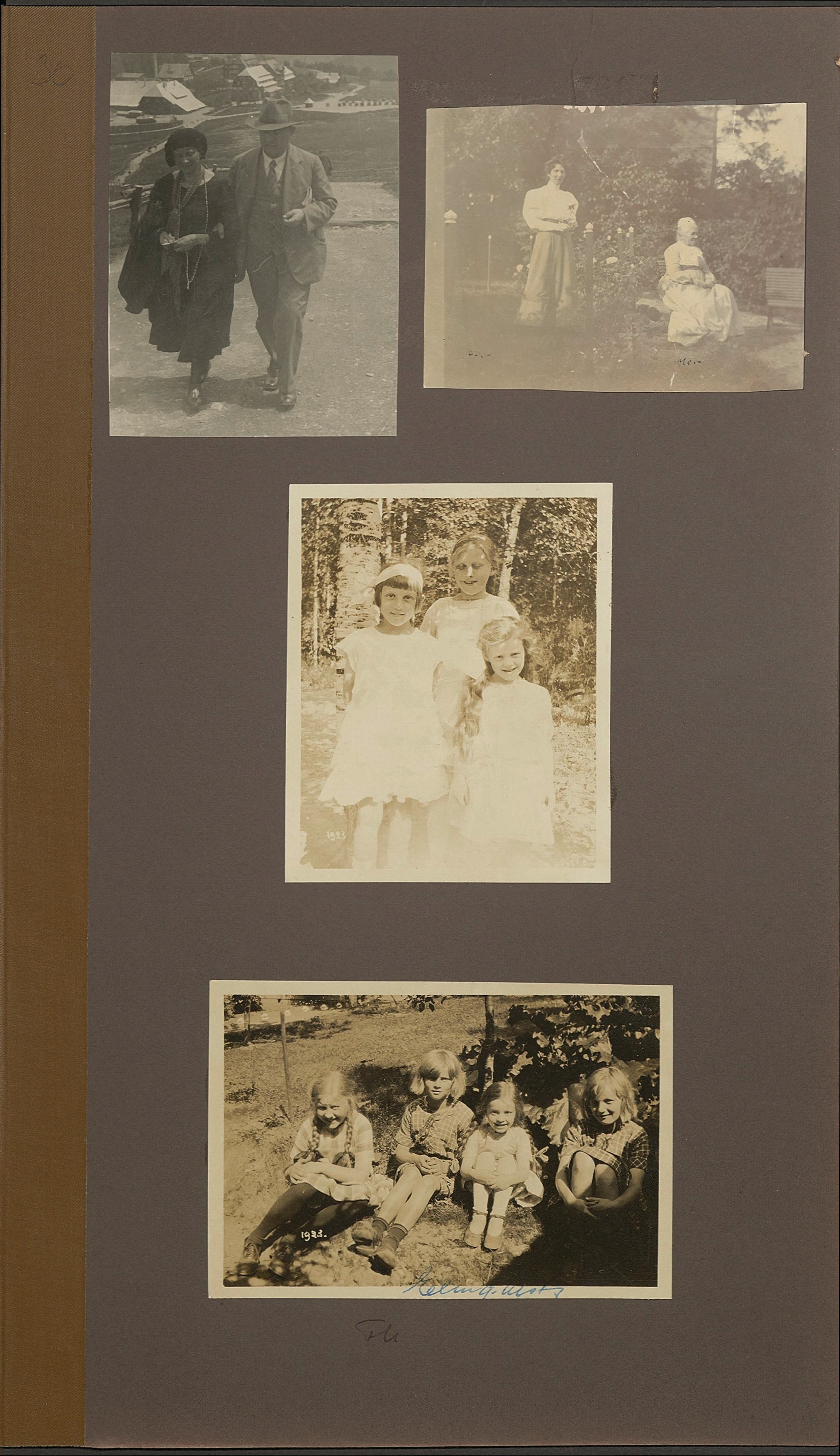 Ett av Nils Otto Birger Borgströms fotoalbum