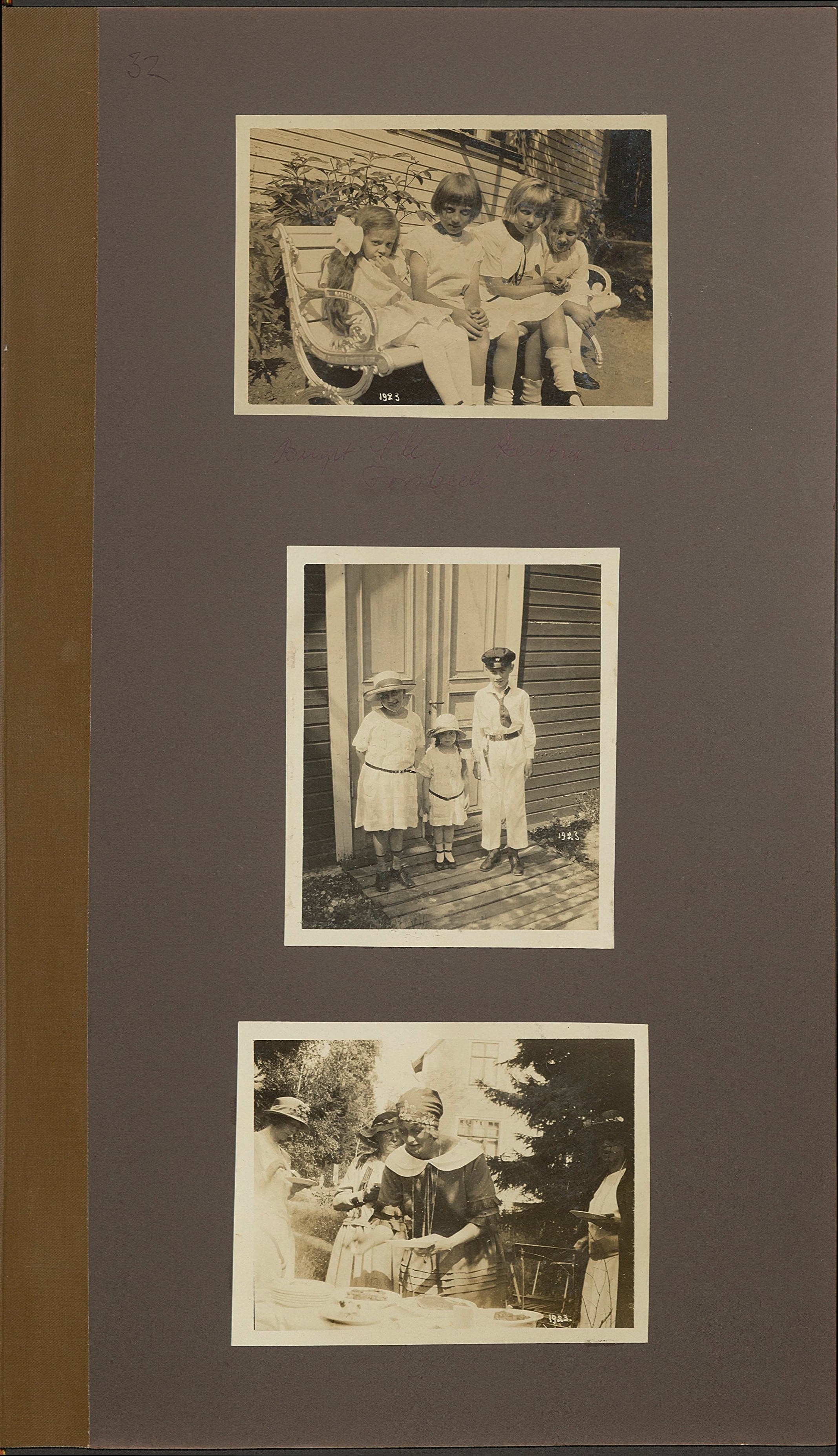 Ett av Nils Otto Birger Borgströms fotoalbum