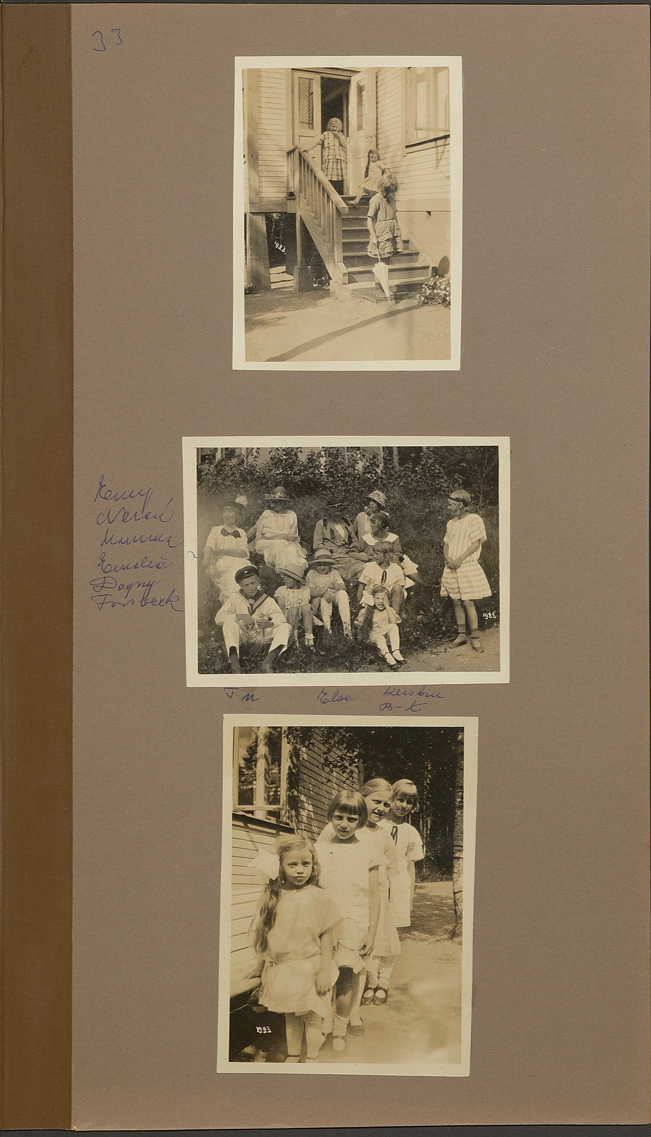 Ett av Nils Otto Birger Borgströms fotoalbum