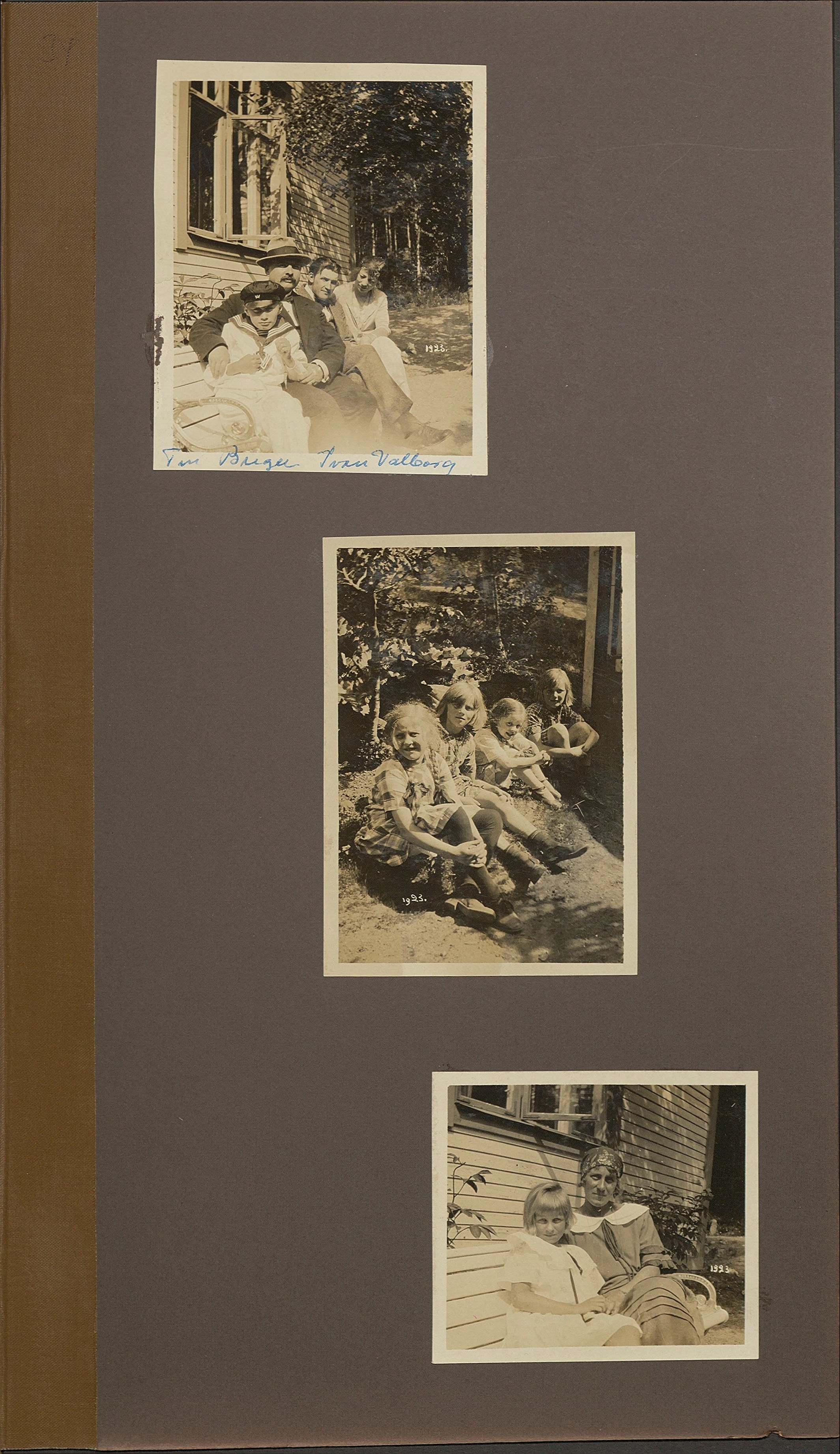 Ett av Nils Otto Birger Borgströms fotoalbum