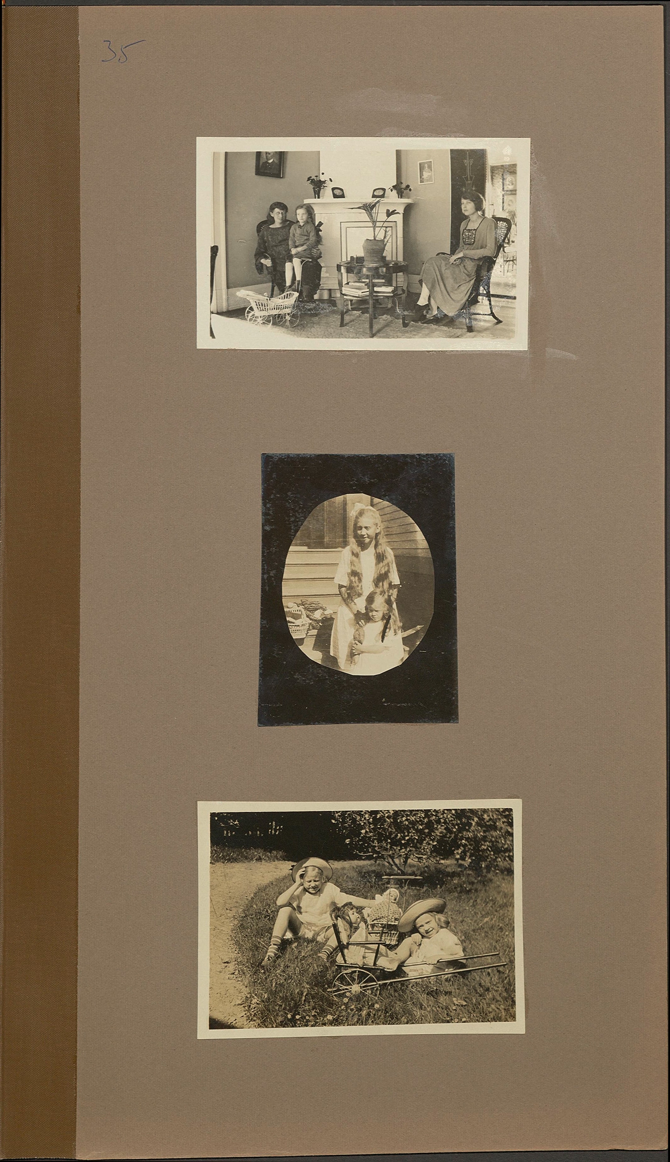 Ett av Nils Otto Birger Borgströms fotoalbum