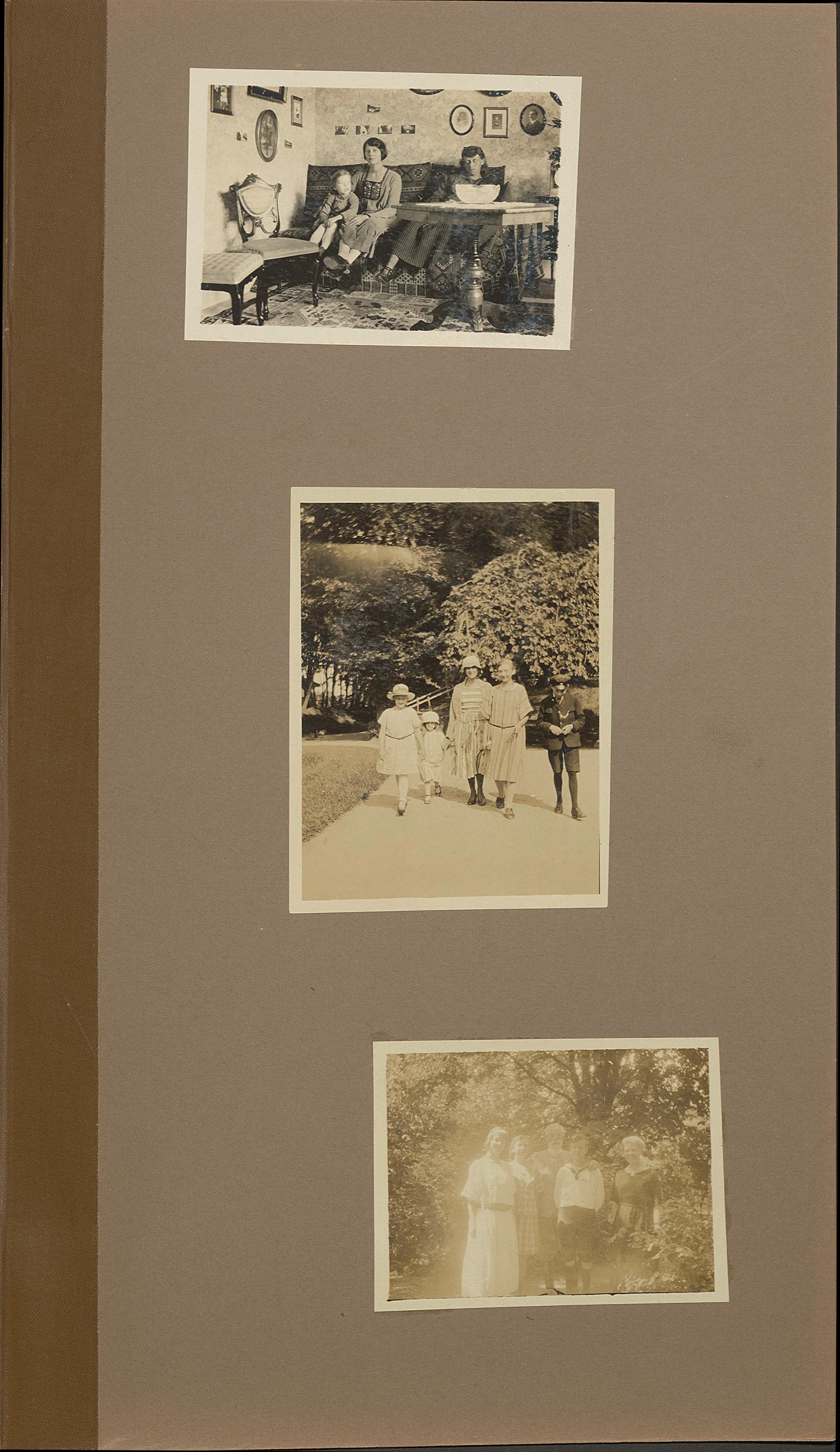 Ett av Nils Otto Birger Borgströms fotoalbum