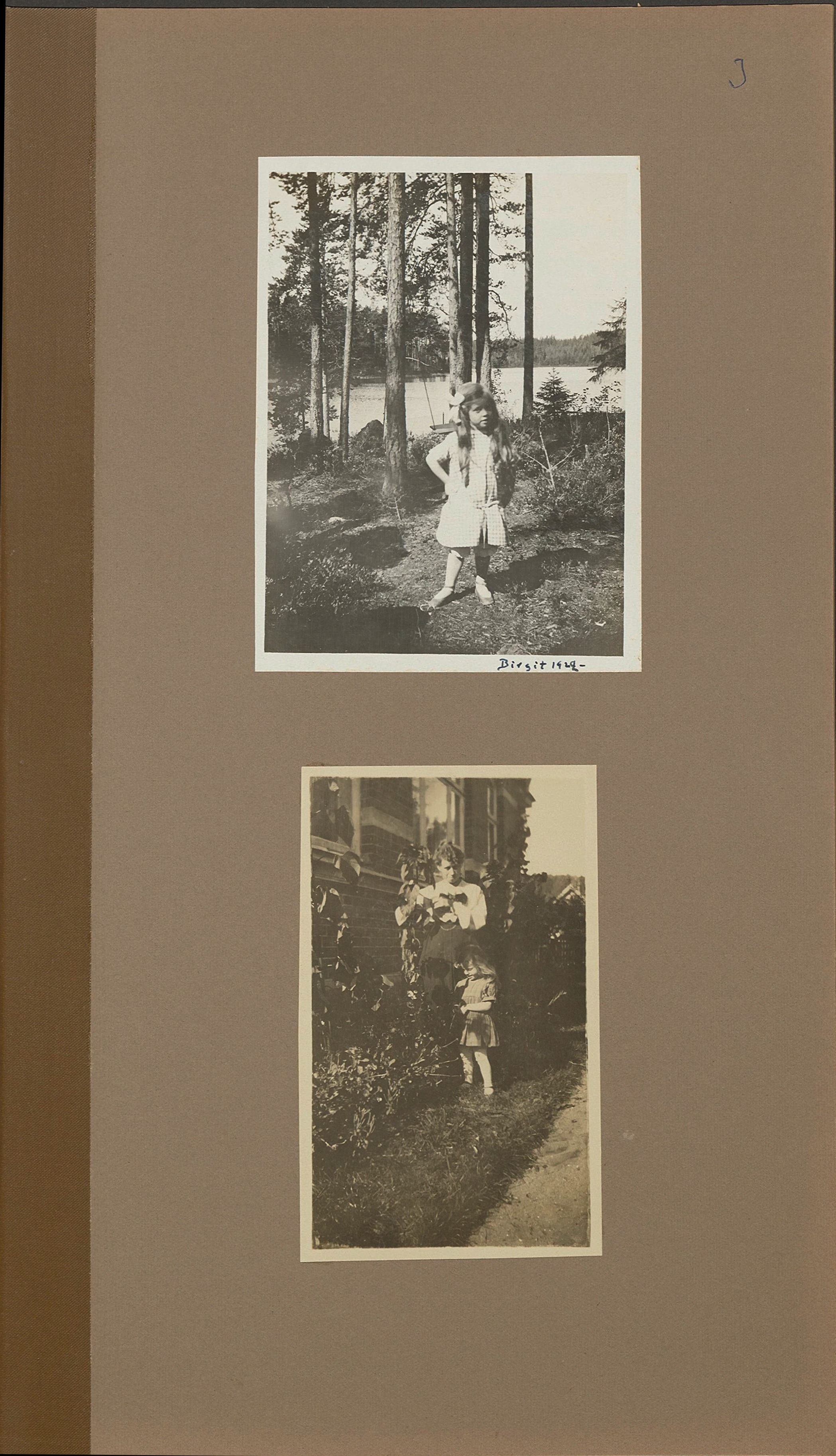 Ett av Nils Otto Birger Borgströms fotoalbum