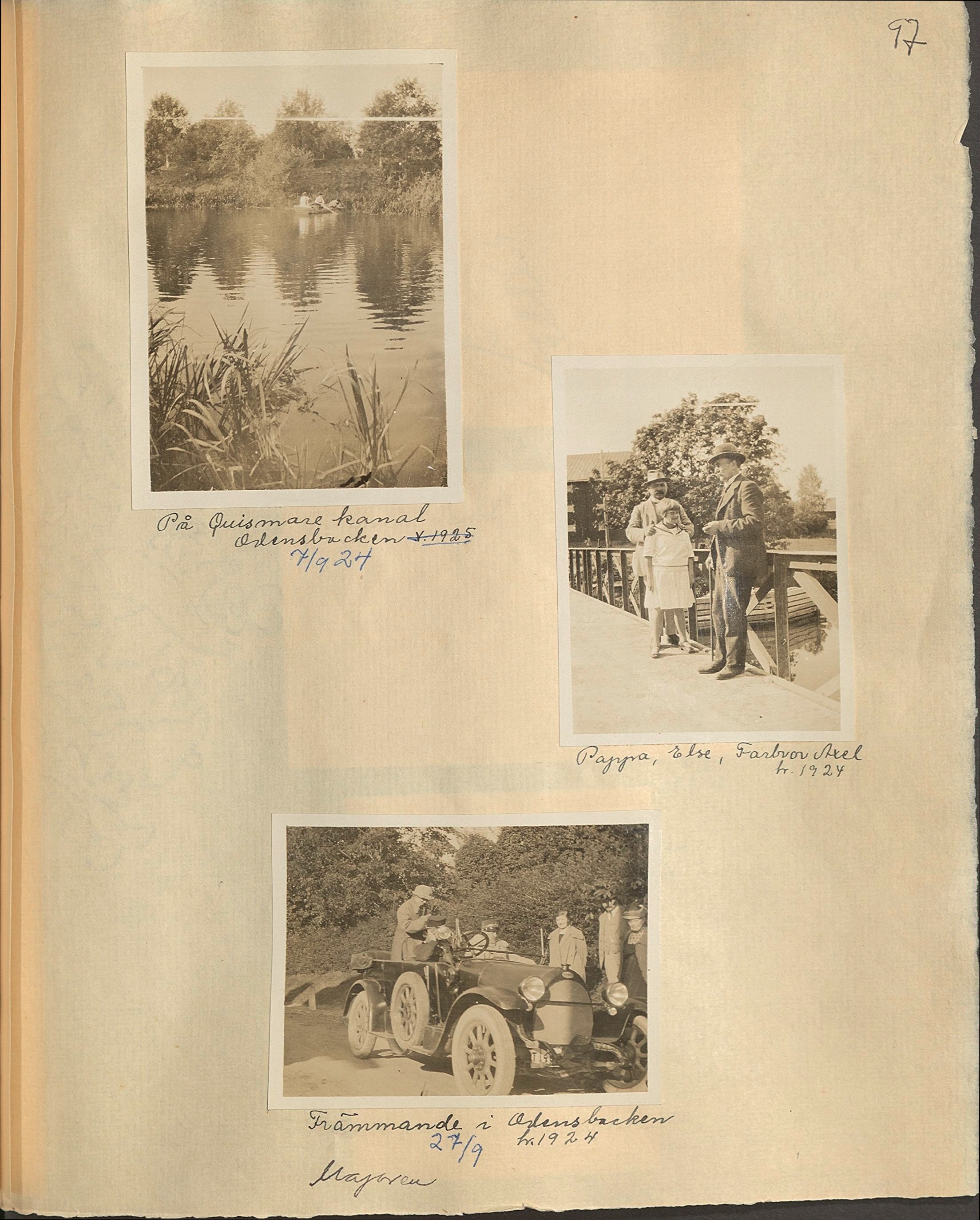 Gunvor f. Borgström Weibels fotoalbum