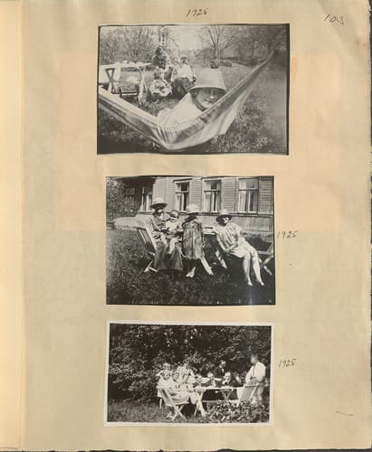 Gunvor f. Borgström Weibels fotoalbum