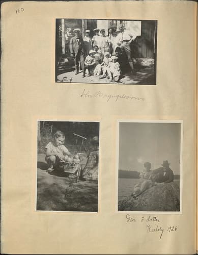 Gunvor f. Borgström Weibels fotoalbum