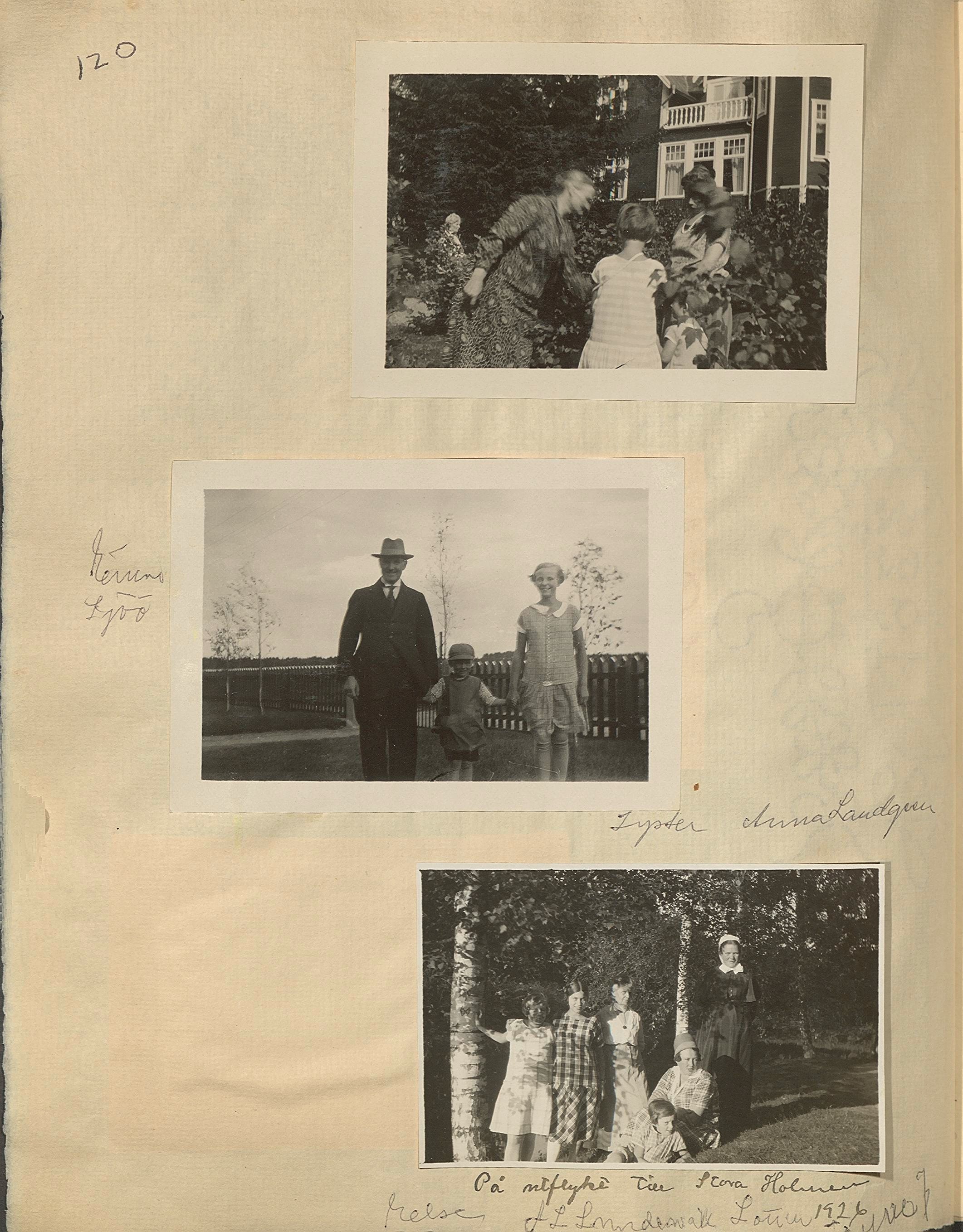 Gunvor f. Borgström Weibels fotoalbum