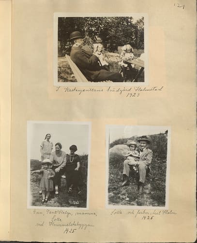 Gunvor f. Borgström Weibels fotoalbum