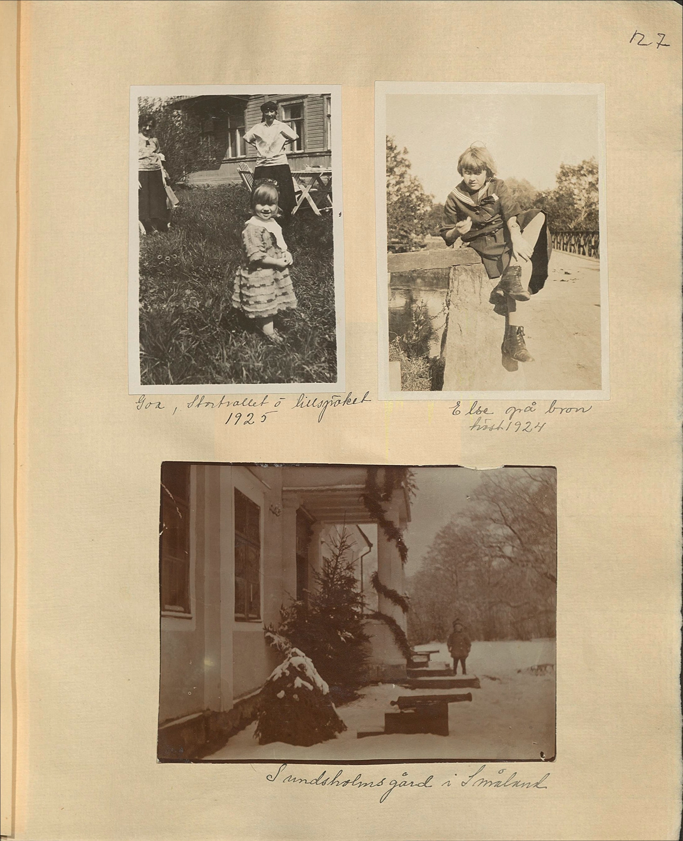 Gunvor f. Borgström Weibels fotoalbum